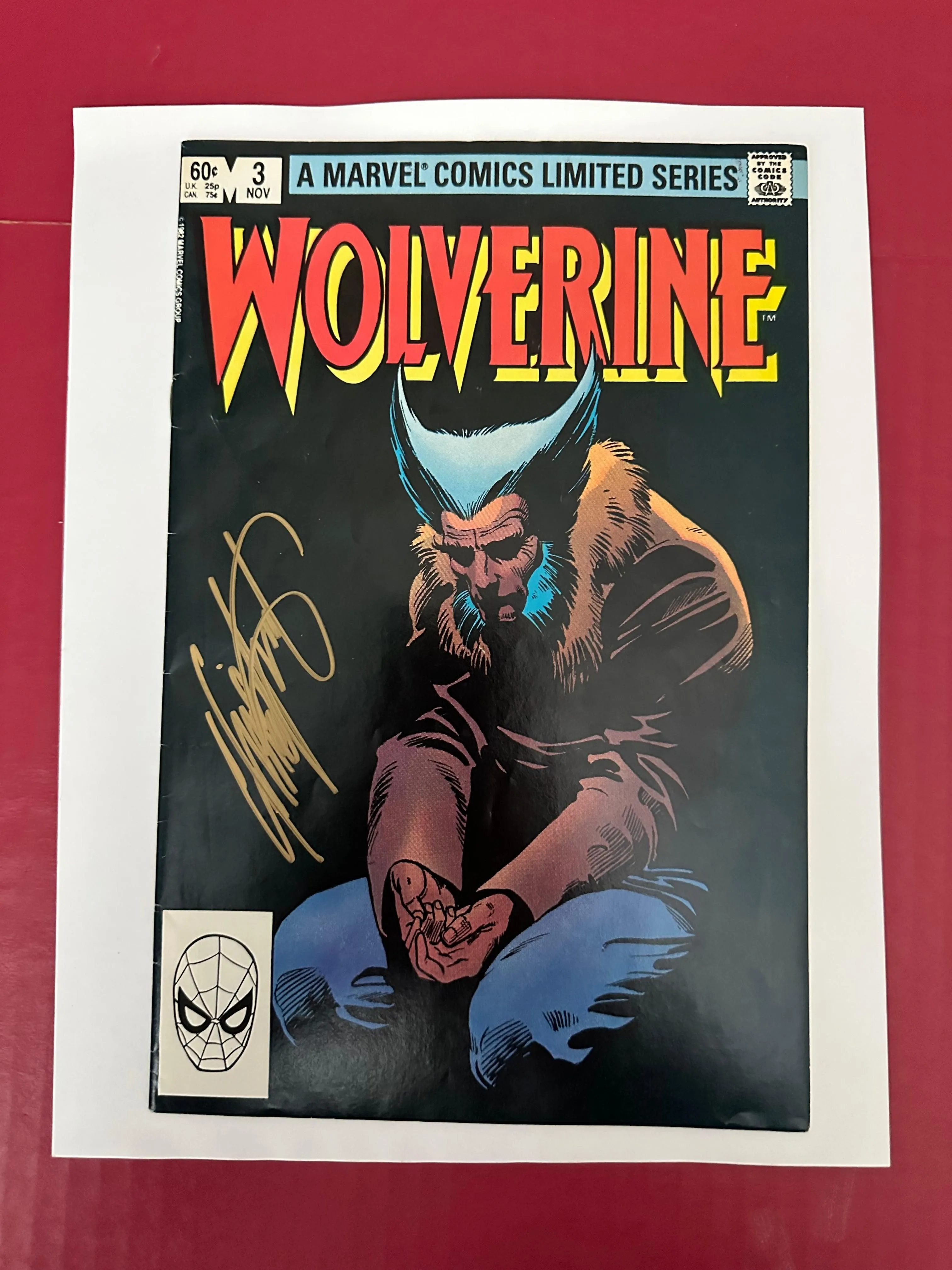 Wolverine, Vol. 1 #3 (Marvel Comics 1982) Key Deaths Signed by Chris Claremont