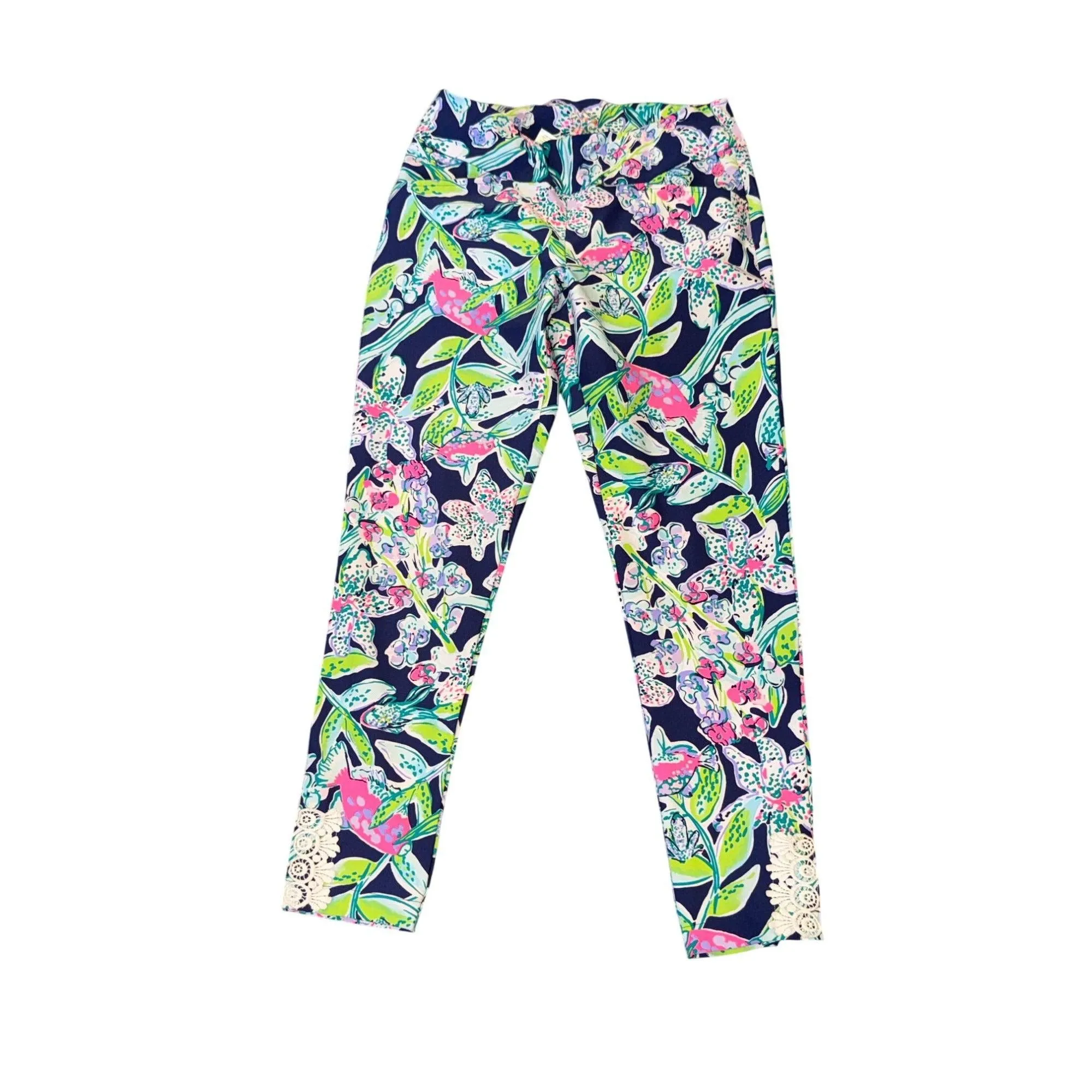 Lilly Pulitzer Luxletic Fairway Pants UPF 50+ SZ 10