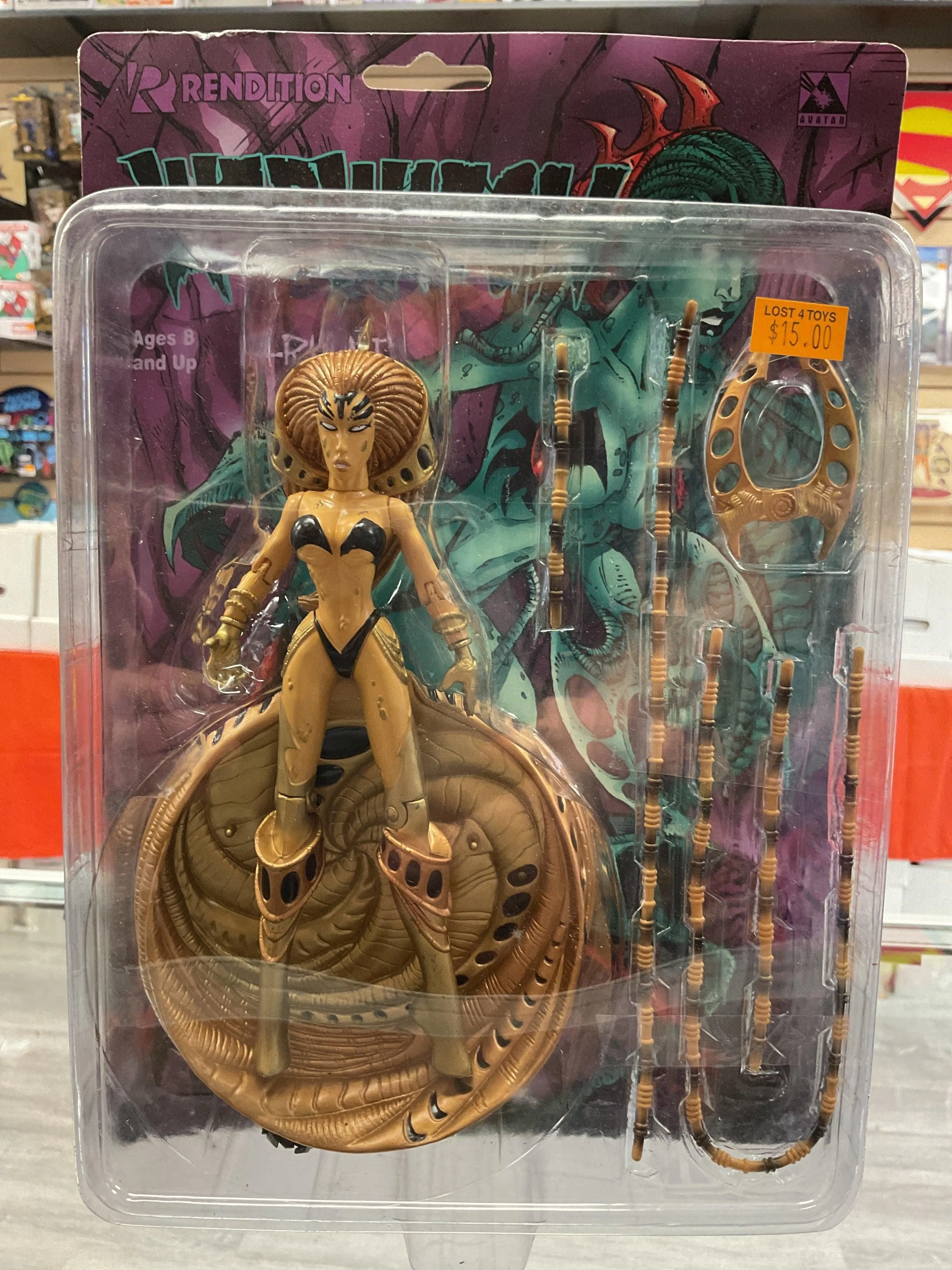 Rendition Ravening Webwitch Action Figure (Damaged)