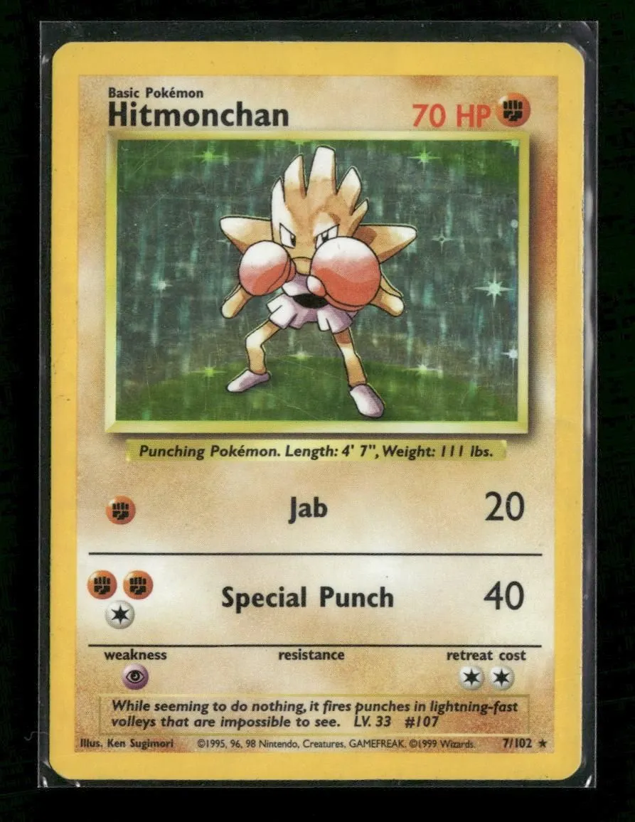 Base Set Hitmonchan #007/102