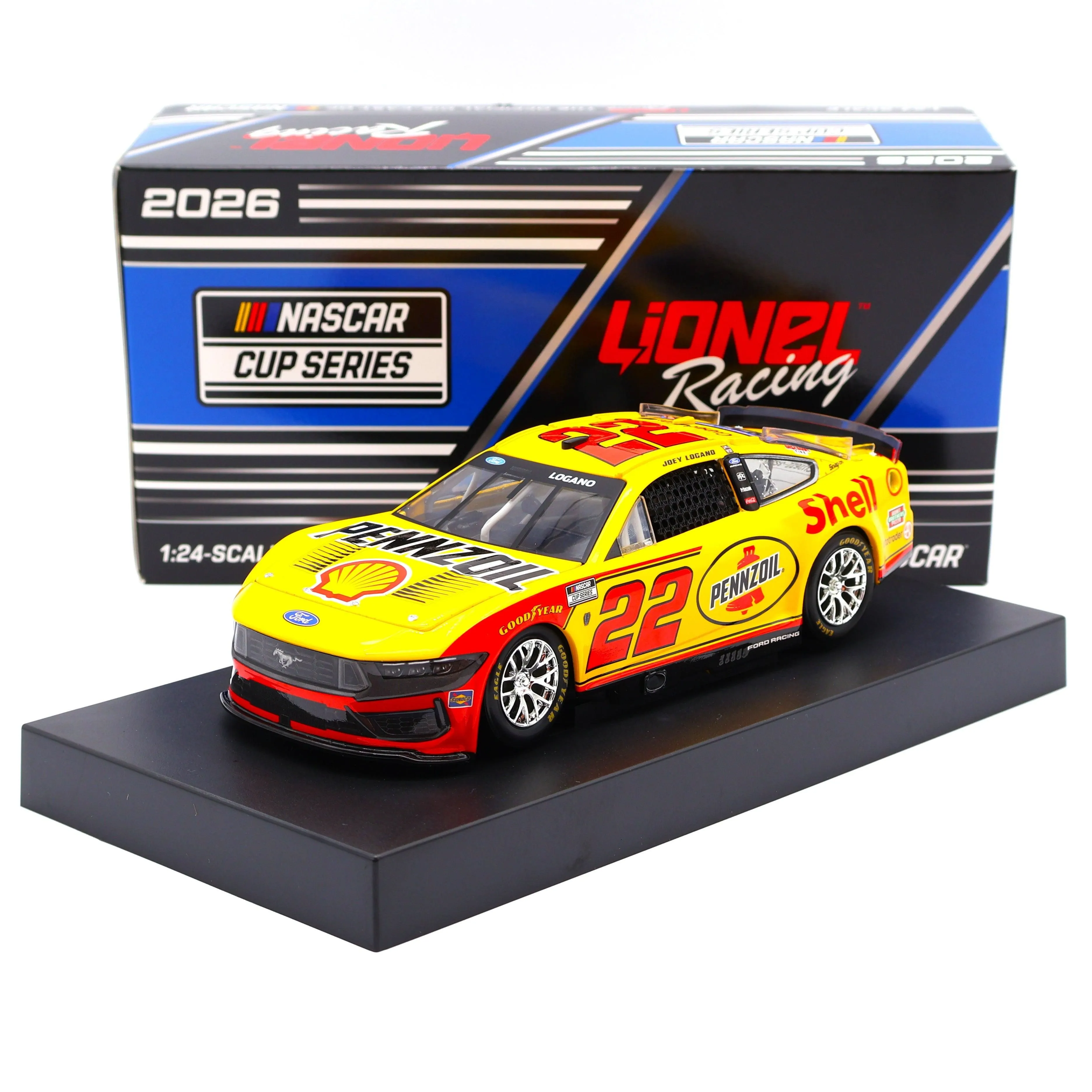 Joey Logano 2026 Shell Pennzoil 1:24 Nascar Diecast