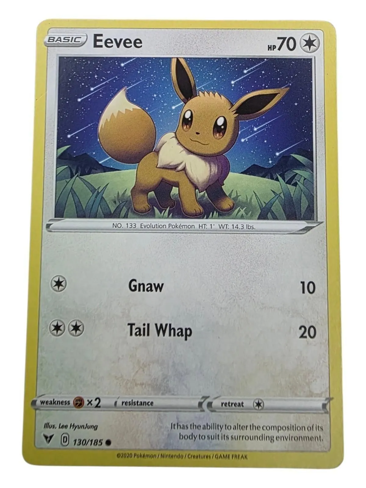 Eevee Common SWSH04: Vivid Voltage 130/185 NM