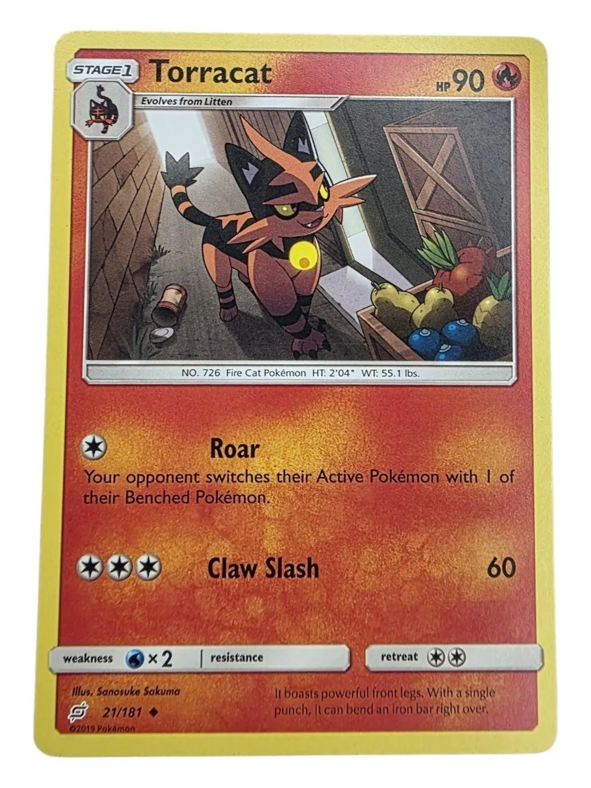 Torracat Uncommon SM - Team Up 21/181 NM