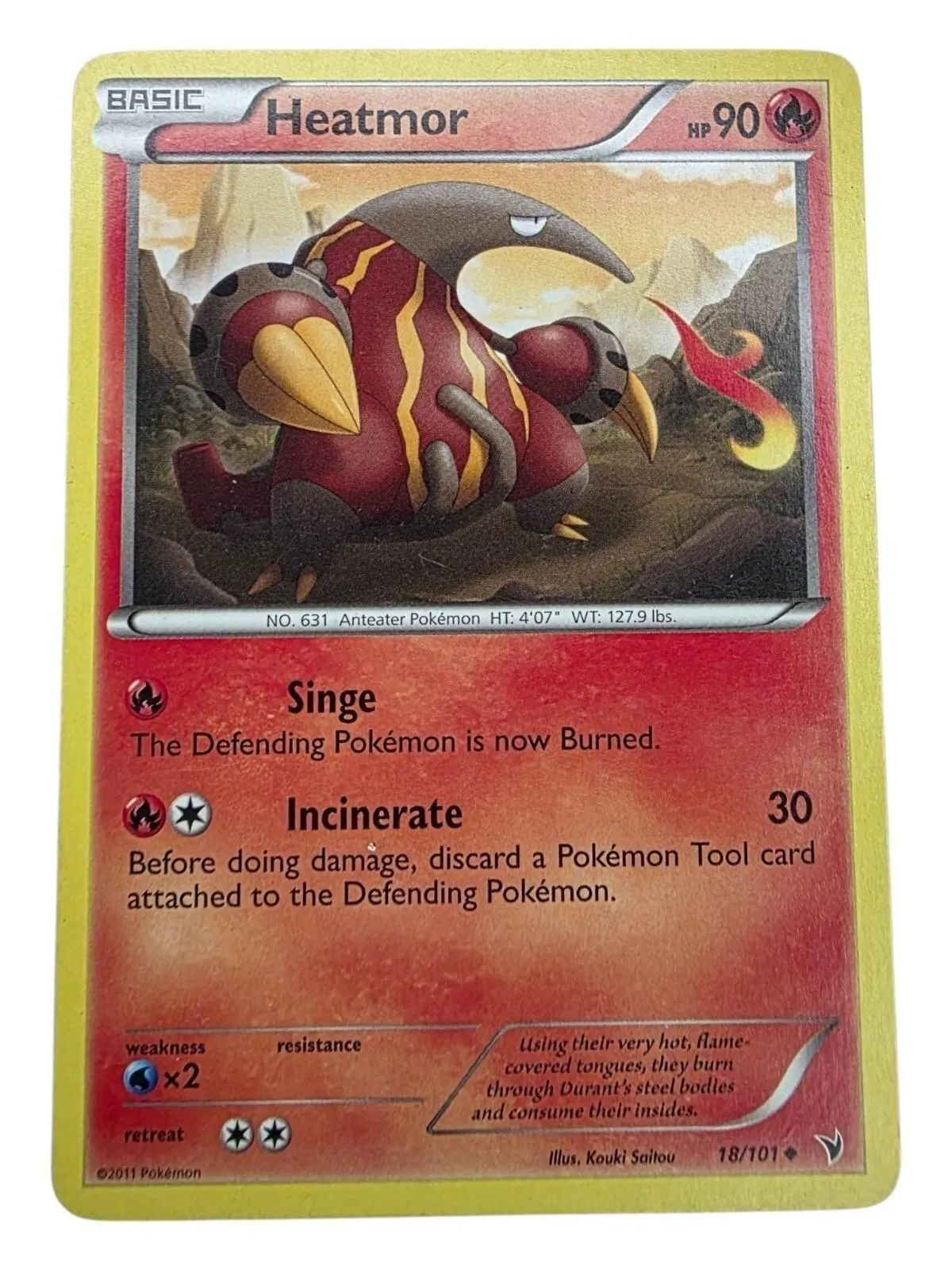 Heatmor Uncommon Noble Victories 18/101 NM