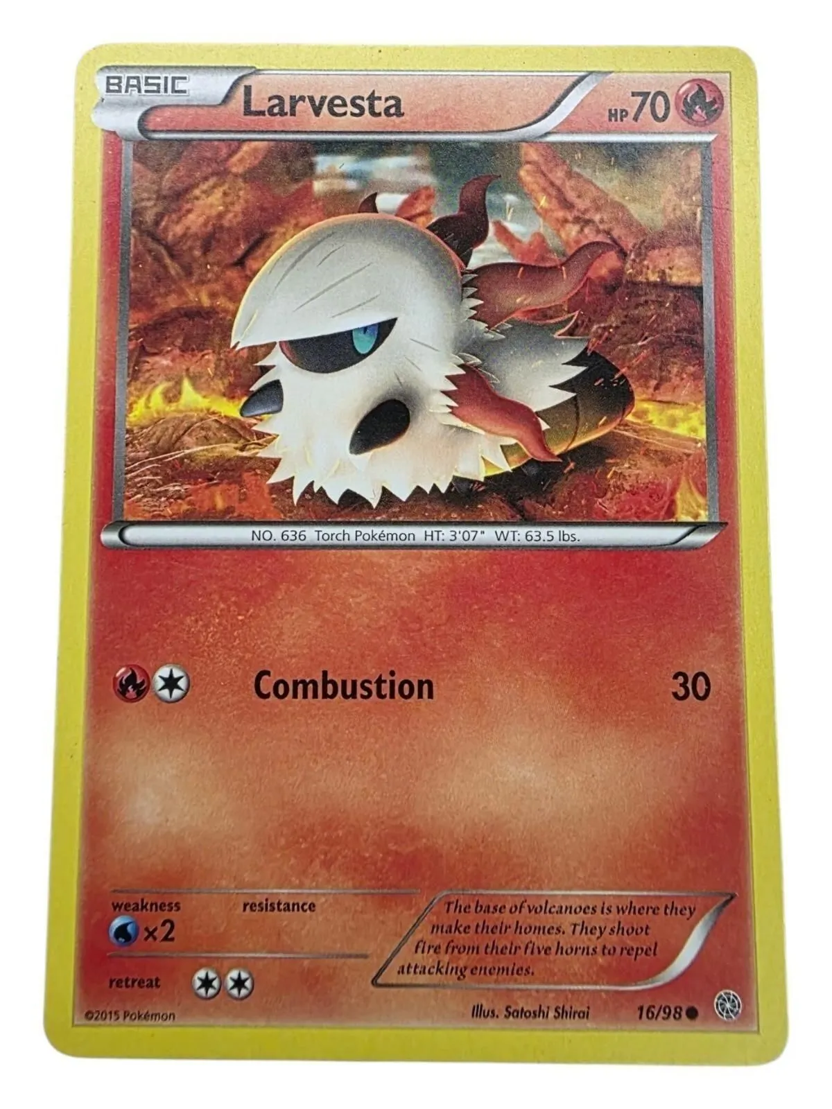 Larvesta Uncommon SM - Cosmic Eclipse 34/236 NM