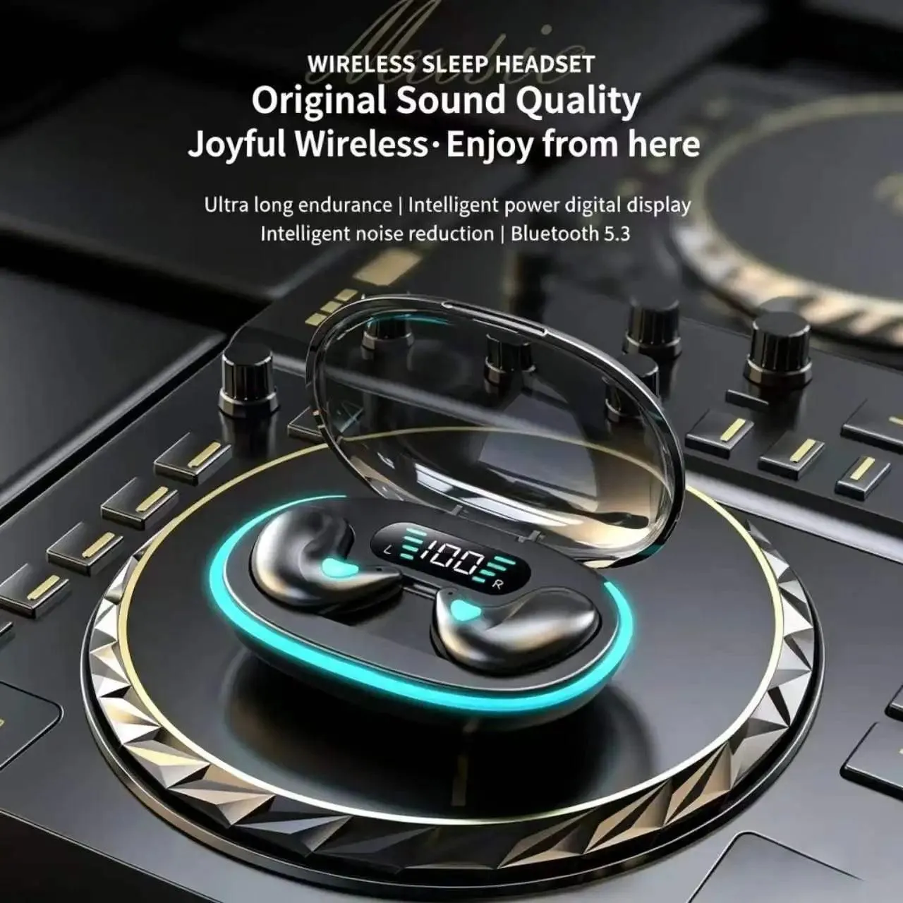 X55 Sleep Earphones Bluetooth Earphones Long Battery Life No In Ear Wireless Earphones Bluetooth