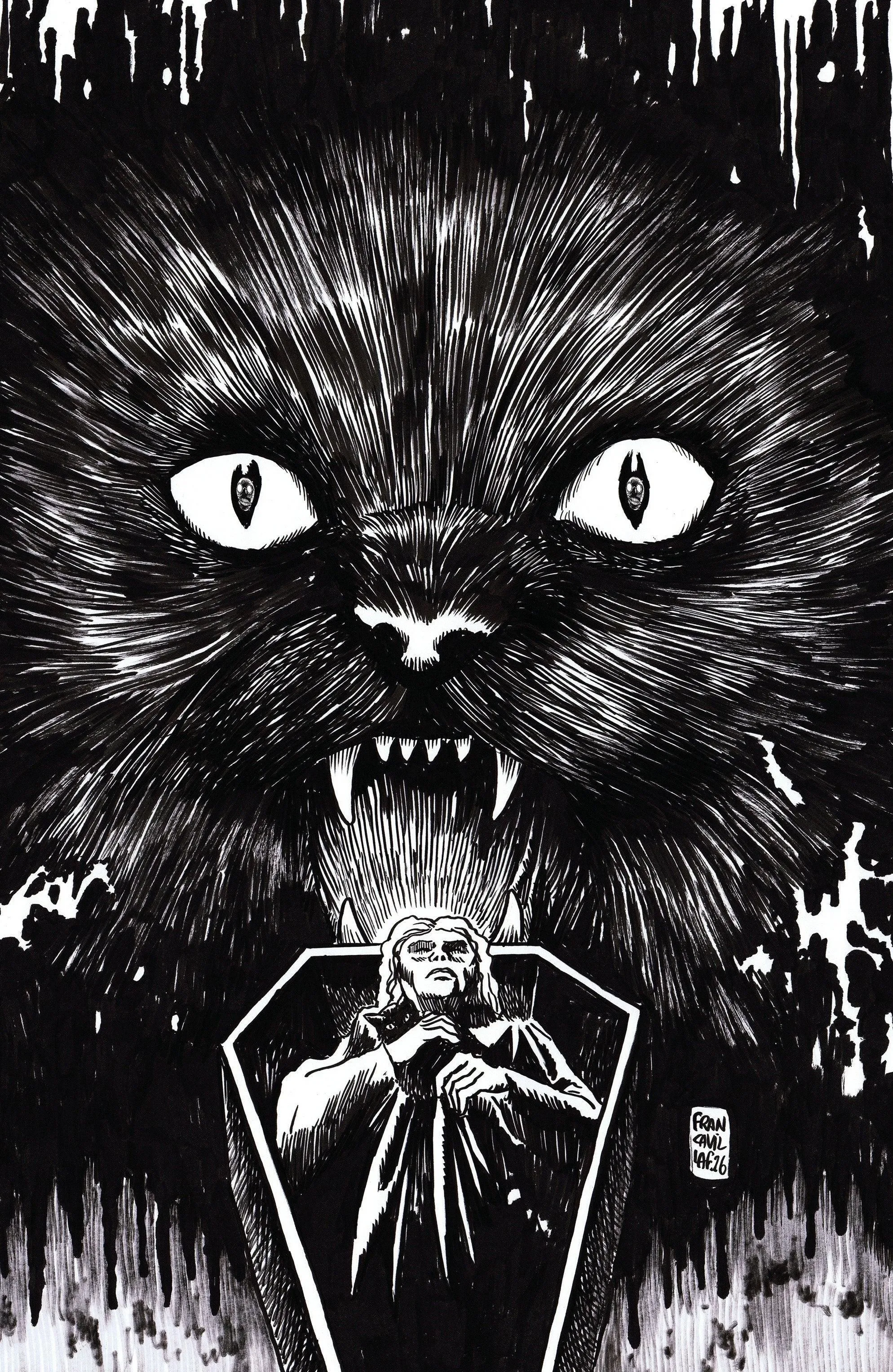 Stuff of Nightmares: The Cat in the Coffin #1 I Unlimited Variant (Full Art, Francavilla)