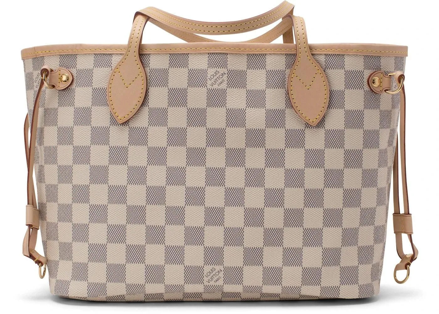 Louis Vuitton Neverfull Damier Azur PM Beige Lining