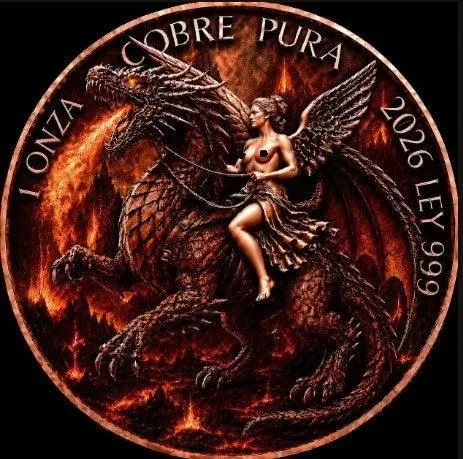 Fire Dragon Libertad Tribute 1oz Copper - Full Tube of 20