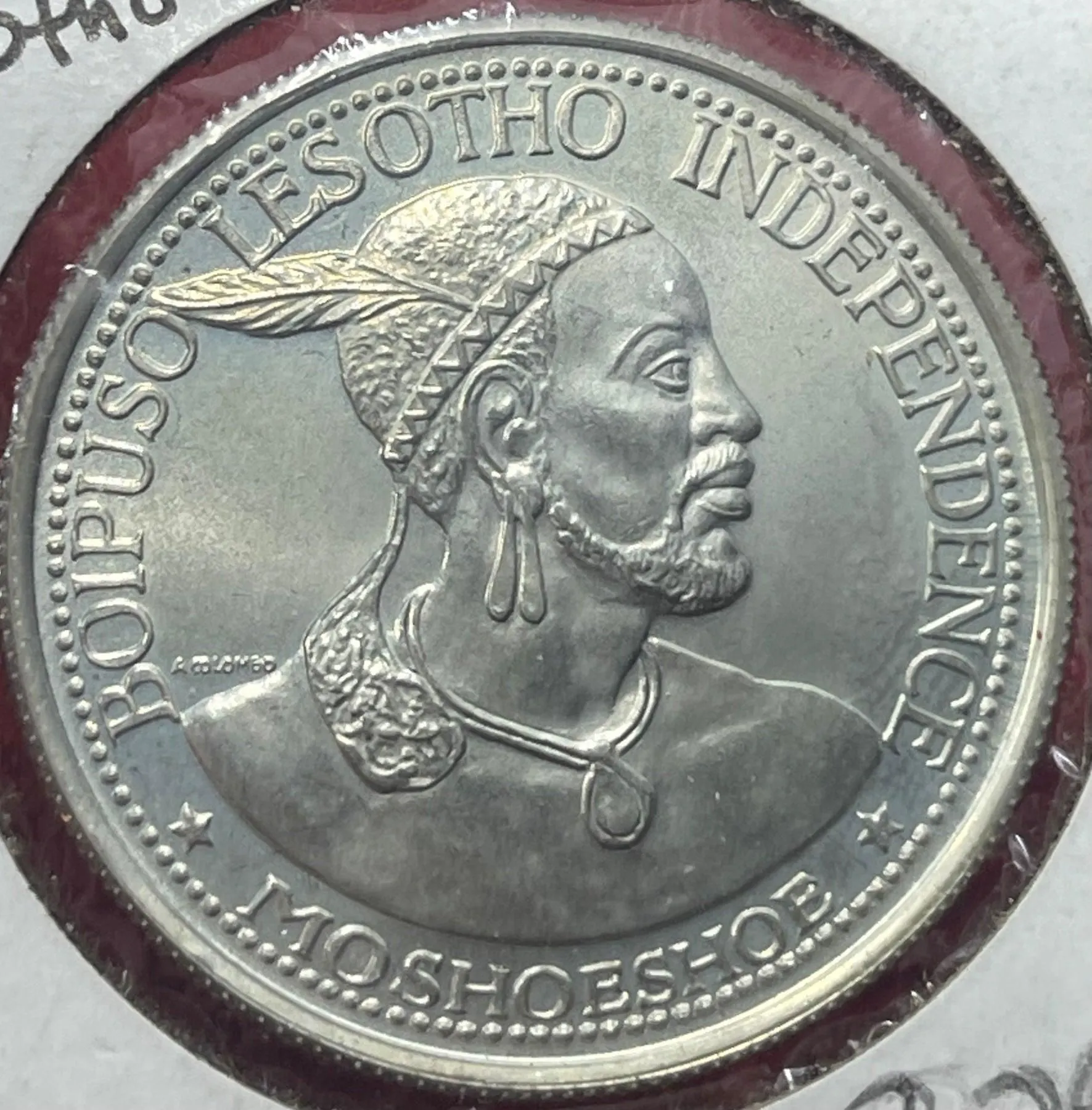 Lesotho 1966 50 Licente  KM-2 Uncirculated World Coin Item Shown