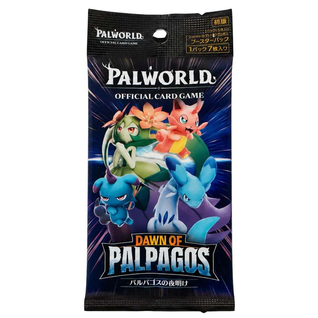 Palworld: Dawn of Palpagos BP01 Booster Pack (Japanese) – 7 Cards