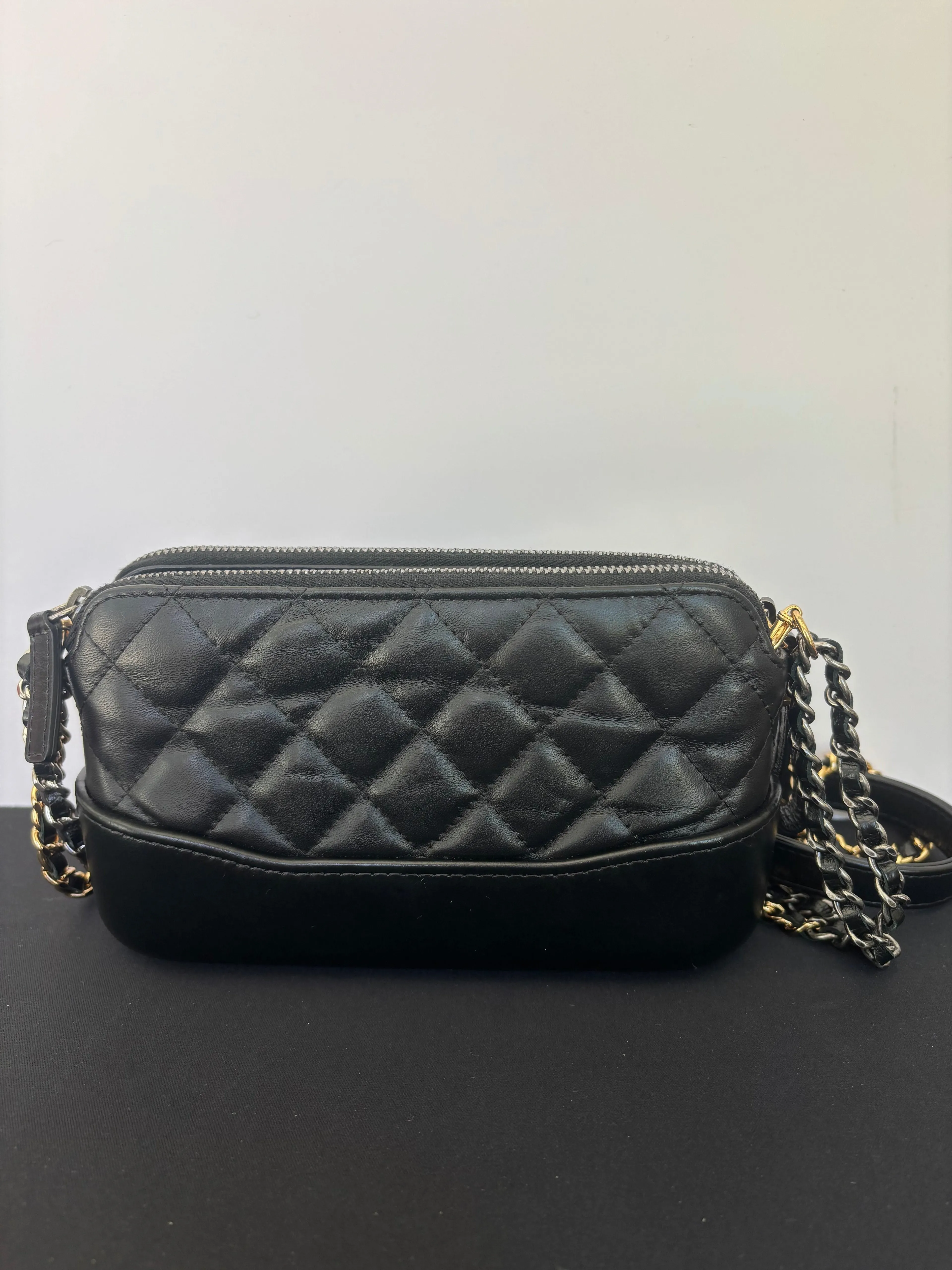 Chanel Gabrielle Double Zip Clutch