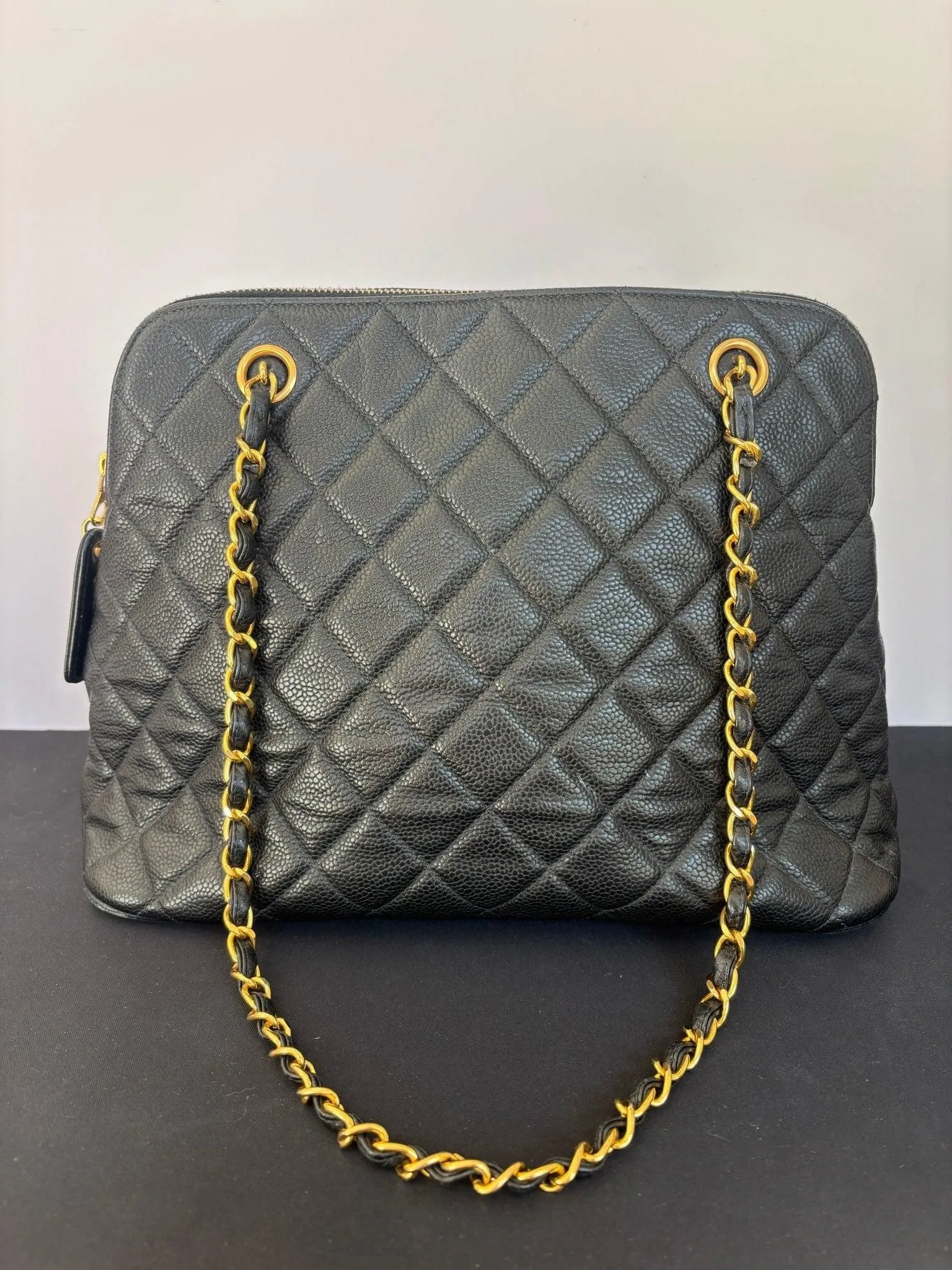 Chanel Vintage Matelasse Dome Bag