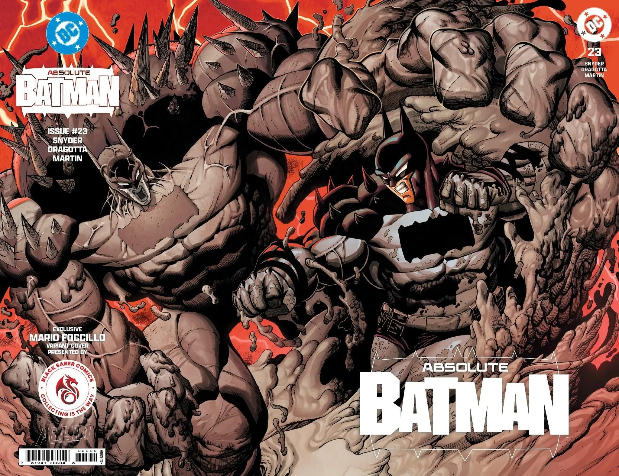 ABSOLUTE BATMAN #23 EXCLUSIVE MARIO  FOCCILLO TRADE - 1ST CLAYFACE