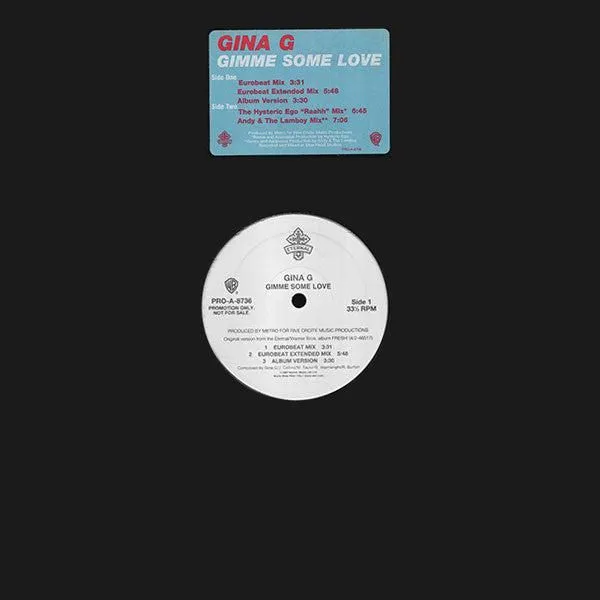 Gina G - Gimme Some Love (12", Promo)