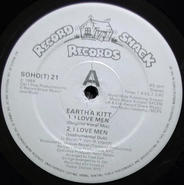 Eartha Kitt - I Love Men (12")