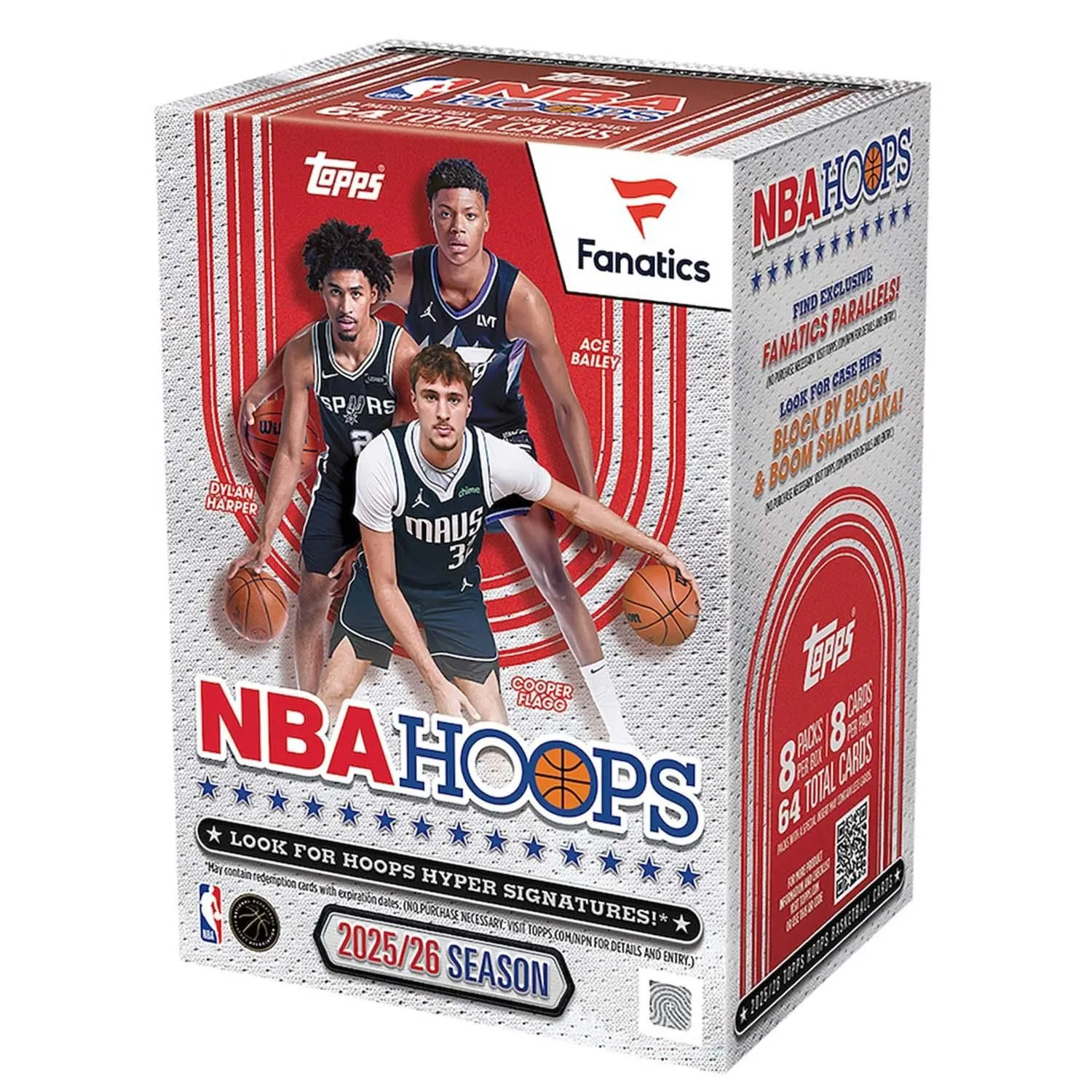 2025/26 Topps Hoops Basketball Fanatics Exclusive Blaster Box (SEALED)