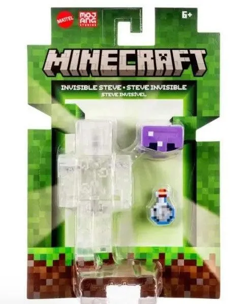 Minecraft Invisible Steve Action Figure