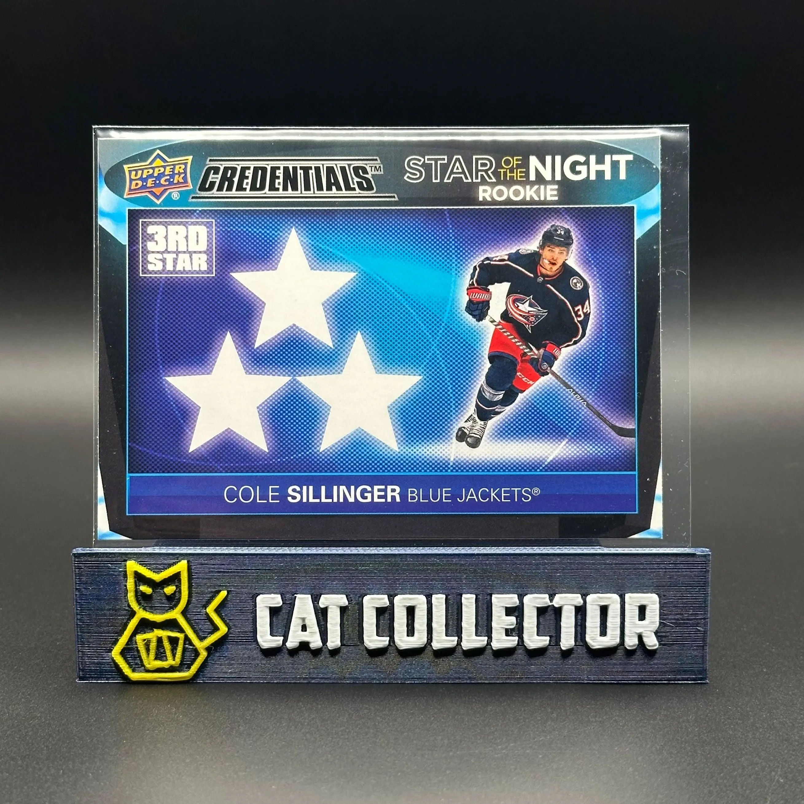 2021-22 UD Credentials COLE SILLINGER #3SR-6 Star of the Night Rookie RC