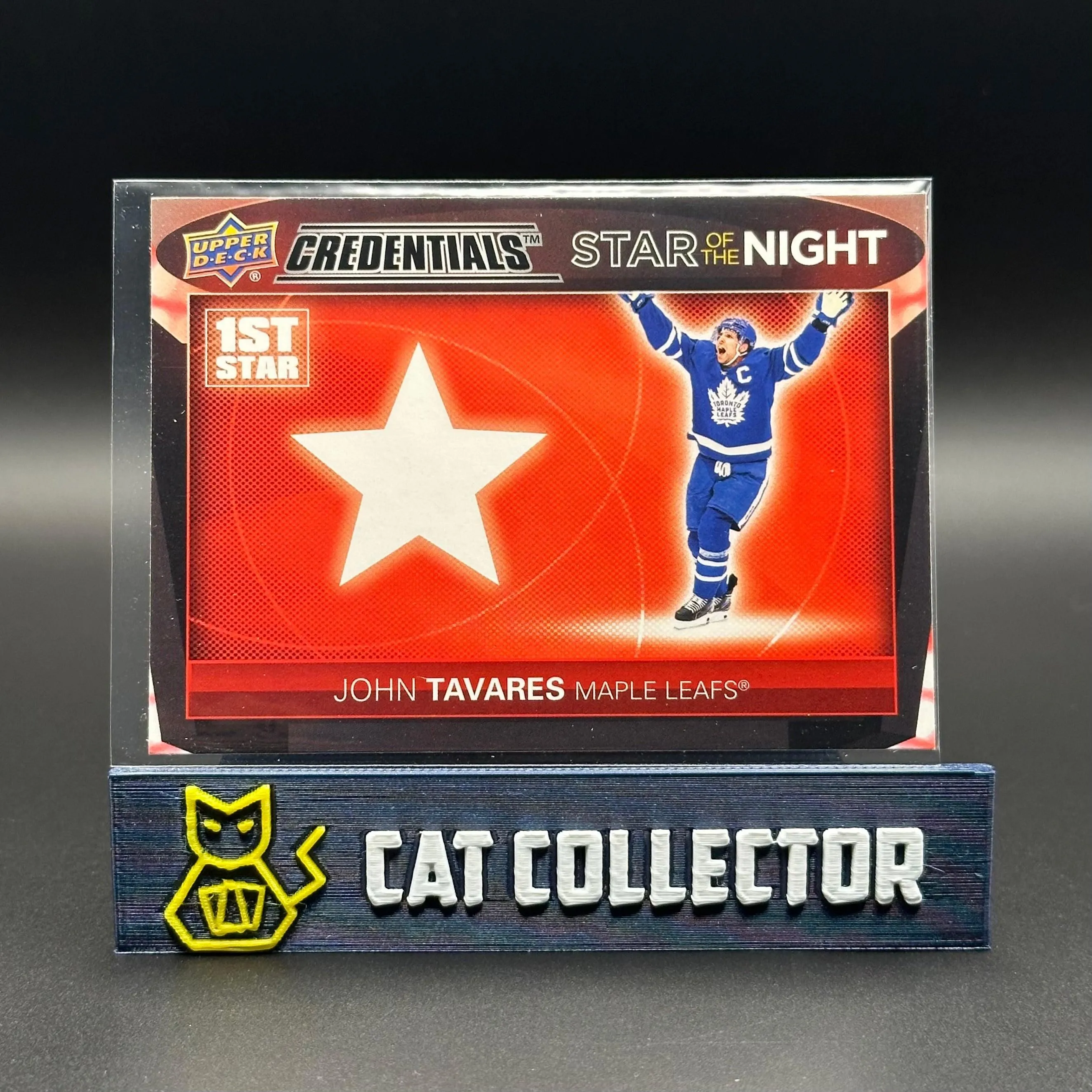 2021-22 UD Credentials JOHN TAVARES #1S-7 Star of the Night