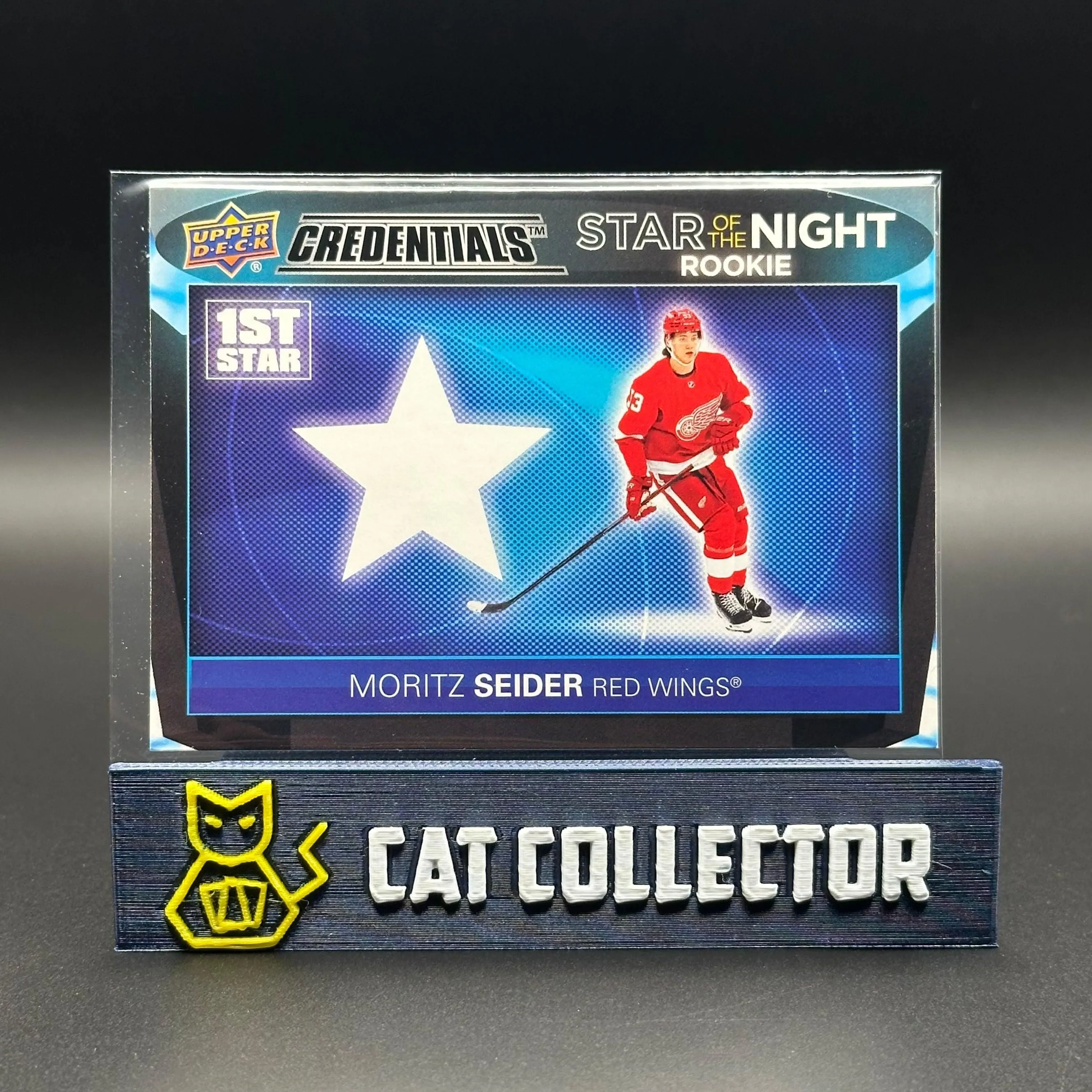 2021-22 UD Credentials MORITZ SEIDER #1SR-3 Star of the Night Rookie RC