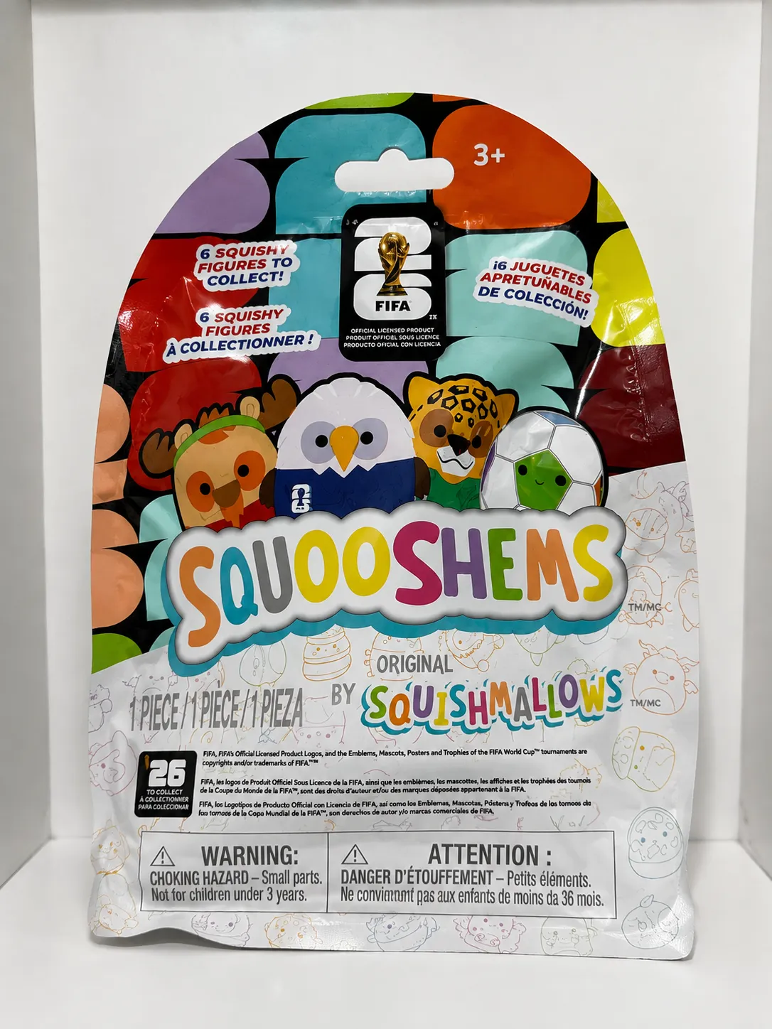 Squishmallows Squooshems FIFA Mystery Squishy Figure Blind Bag