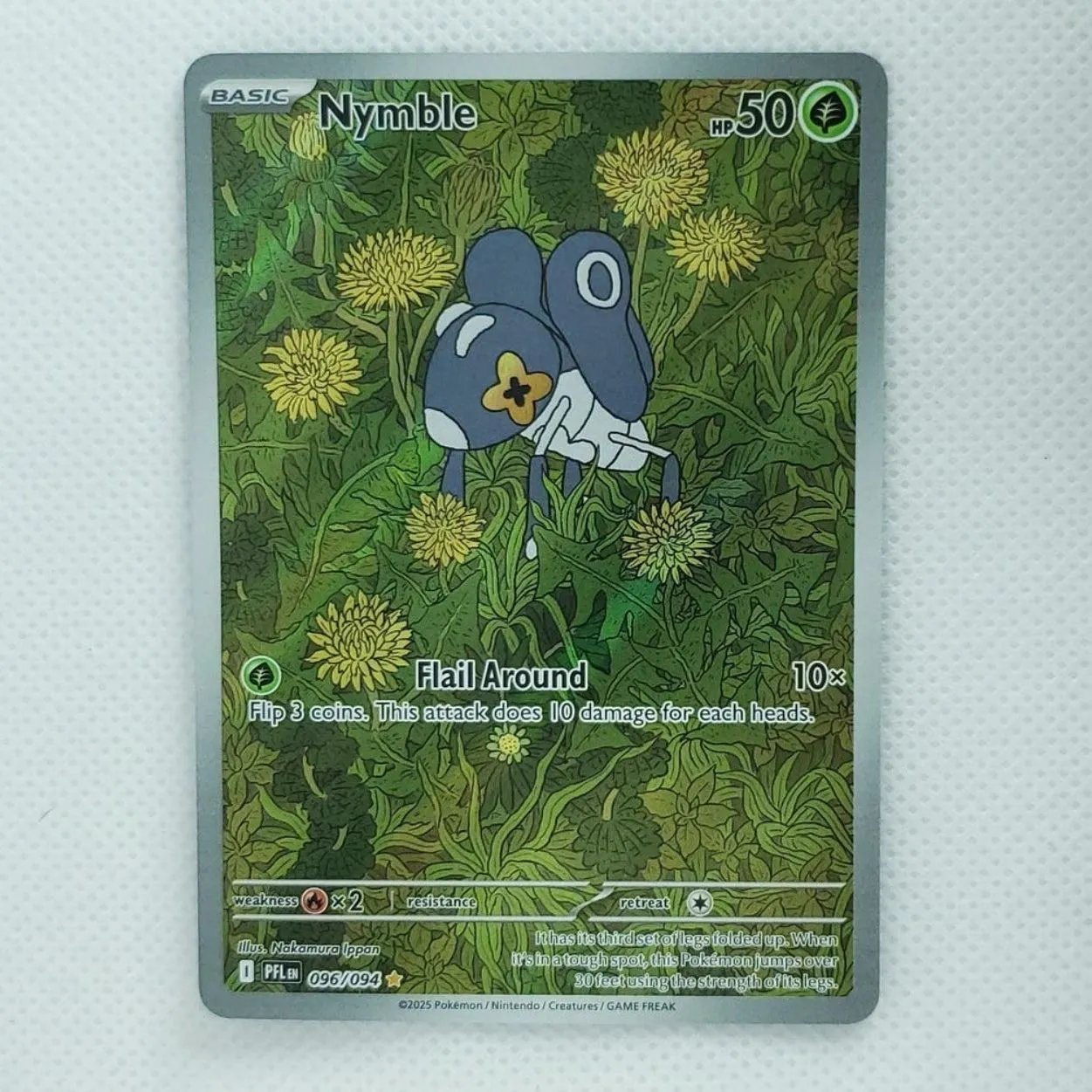 Nymble 096/094 - English Illustration Rare Holo - ME02: Phantasmal Flames - Near Mint