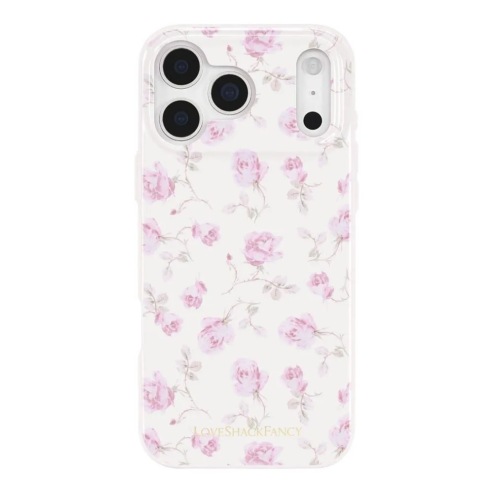 Open-box - LoveShackFancy – Case-Mate Ribbon Rosa Flora iPhone 17 Pro Max Case with