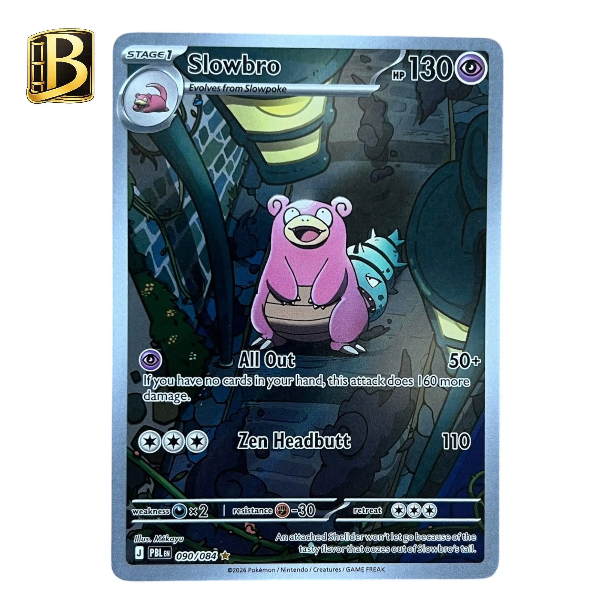 Slowbro 090/084 IR – Pitch Black – Pokémon English