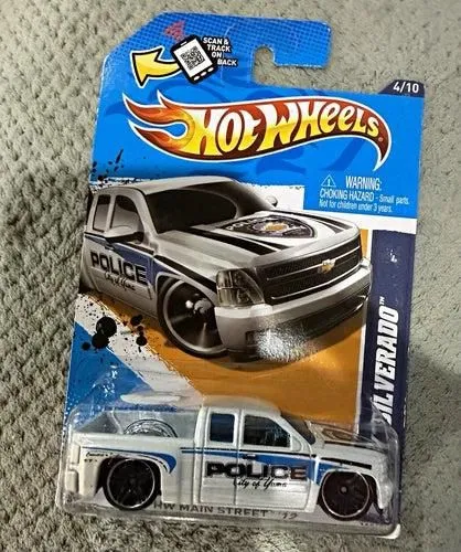 Hot Wheels HW Main Street Chevy Silverado Diecast Model Car