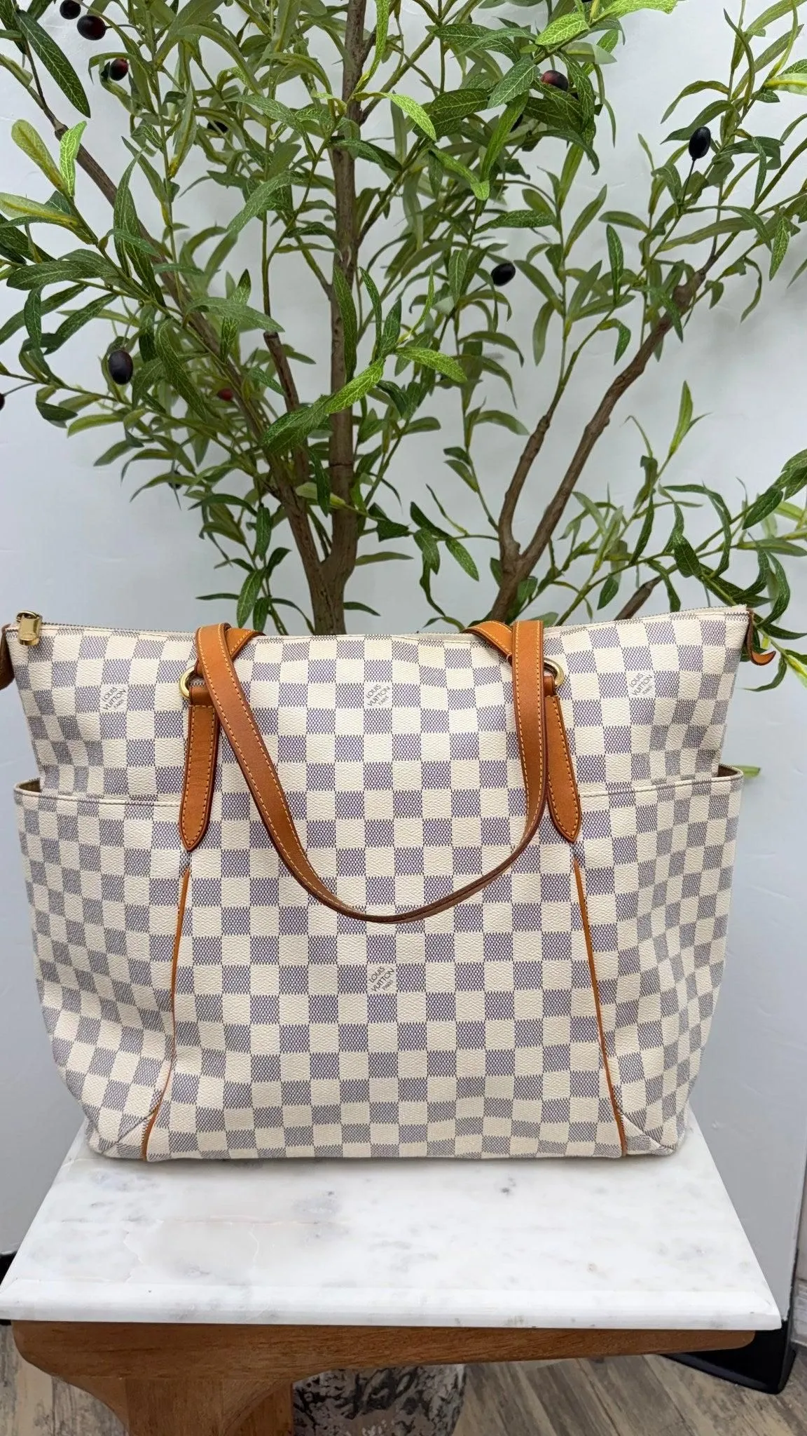 Louis Vuitton Damier Azur Totally GM Tote Bag