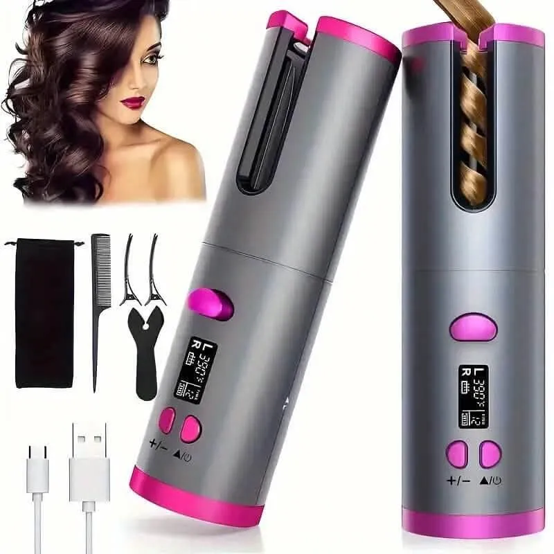 5 Heat Settings Auto-Curler for Luscious Locks