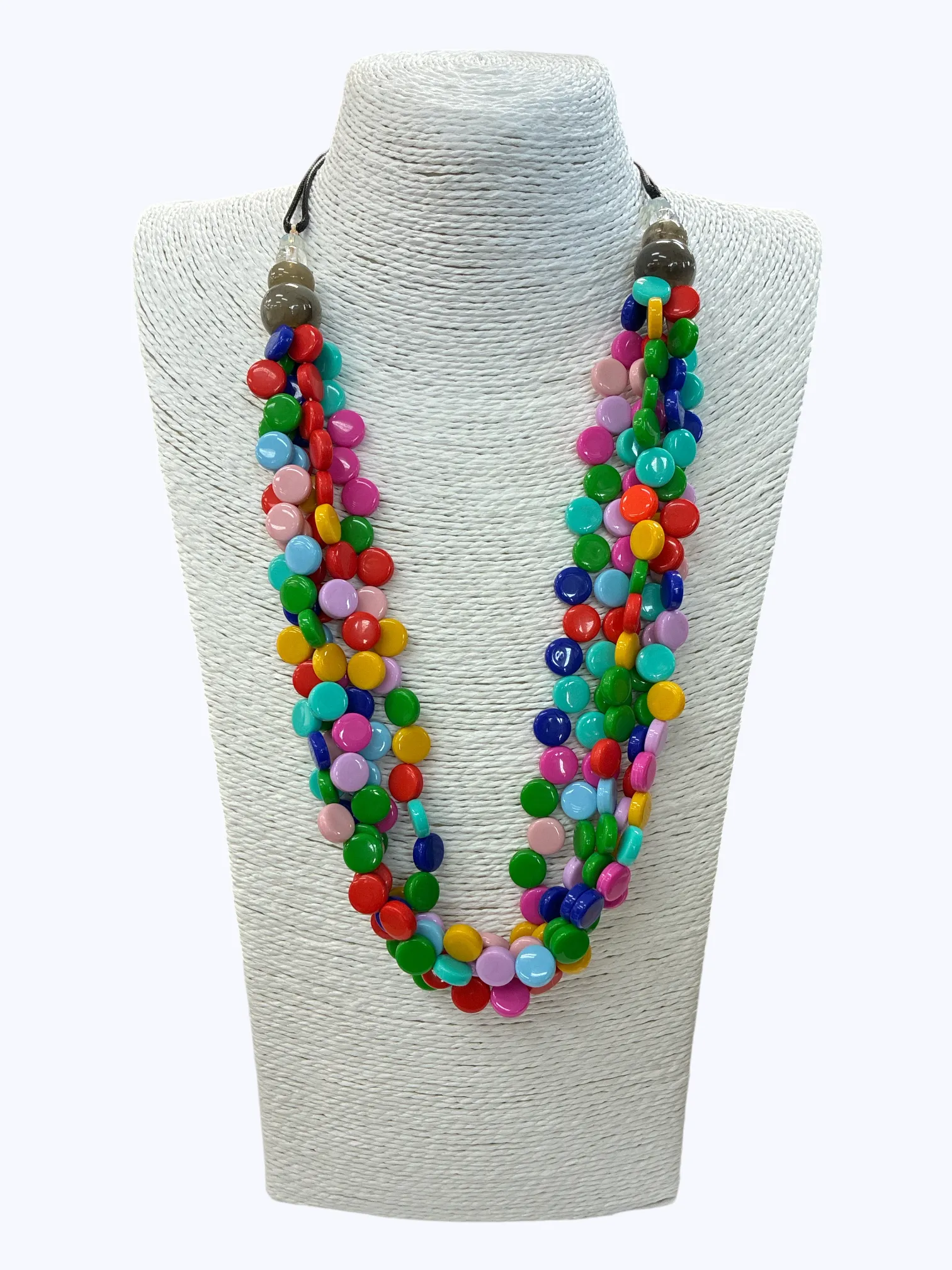 Multicolor Beaded Statement Necklace