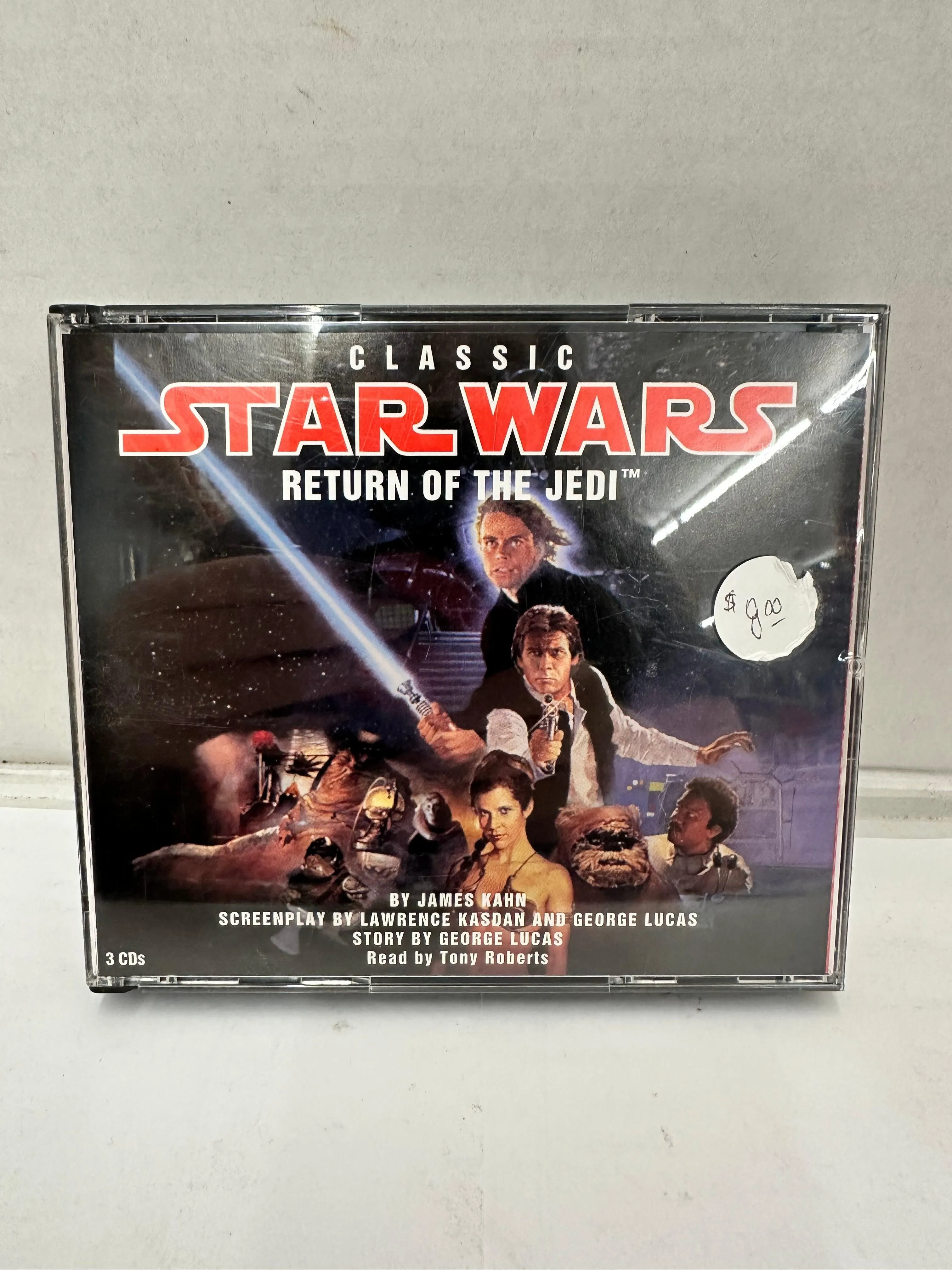 Classic Star Wars Return of the Jedi 3 x CD Audiobook 1994 Read by Tony Roberts