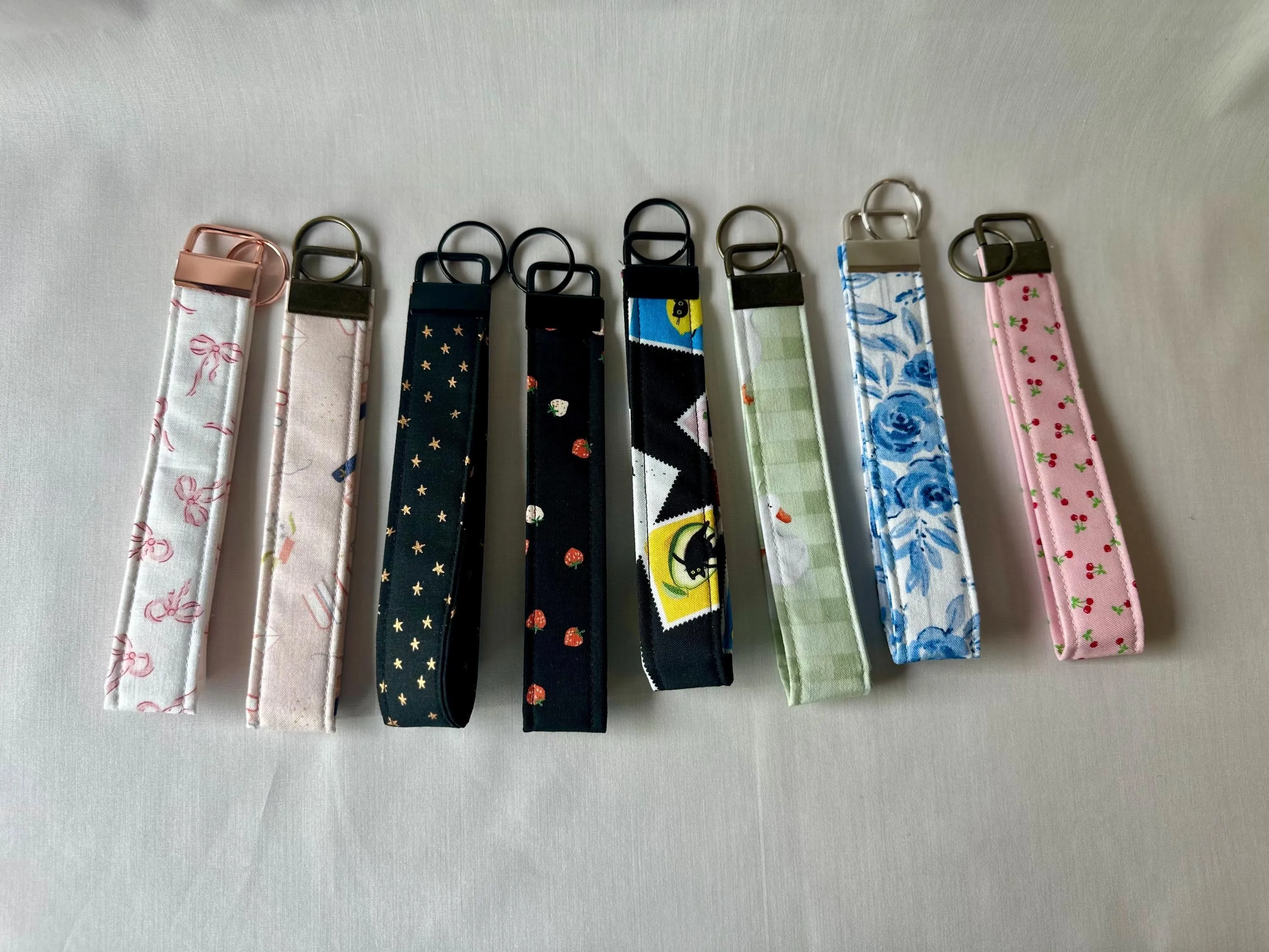 Fabric Wristlet Keychain
