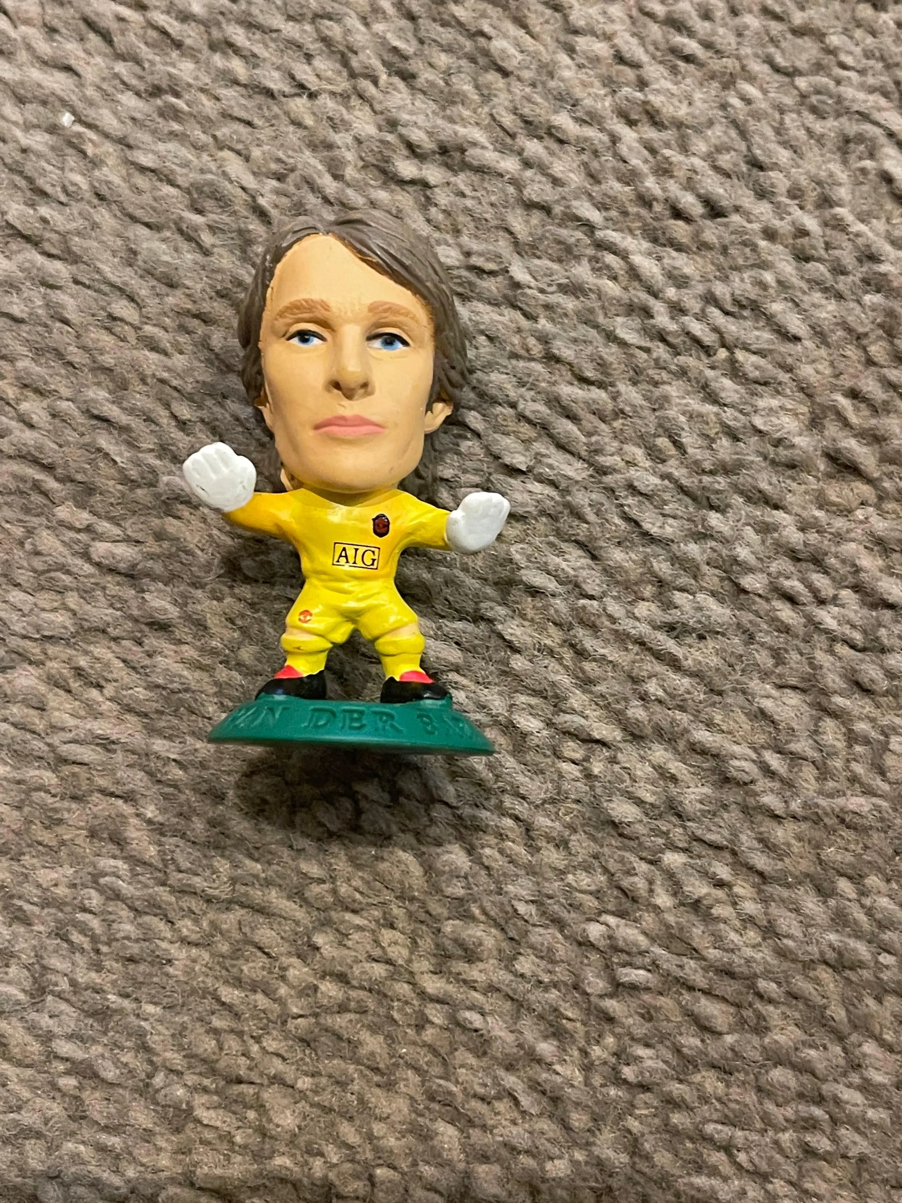 Edwin Van Der Sar Manchester United  Corinthian Microstars Figure