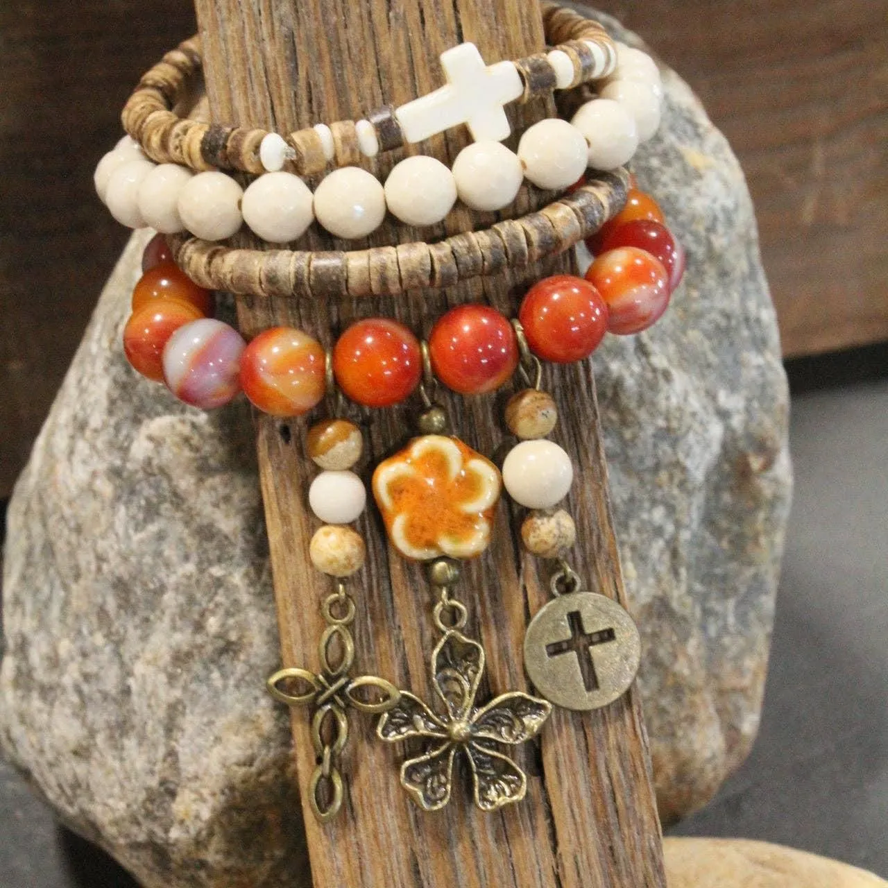 God Is Good All The Time Bracelet Set