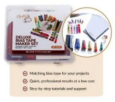 Deluxe Bias Tape Maker Set- 30pcs