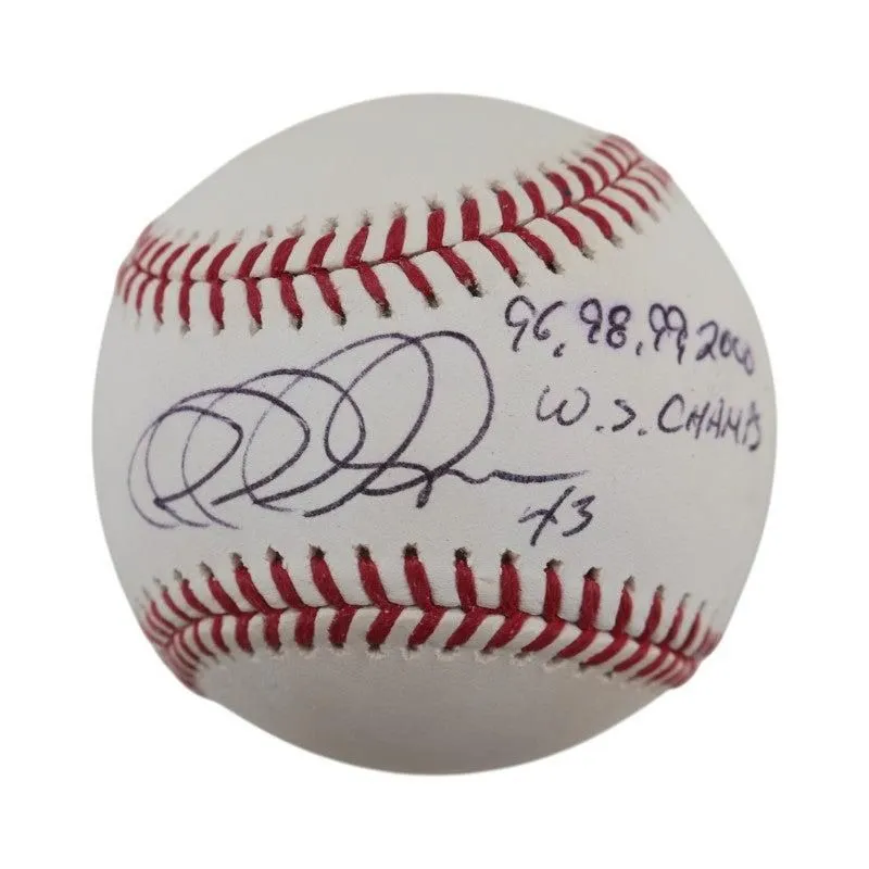 Jeff Nelson New York Yankees Autographed Inscribed OMLB Baseball JSA COA