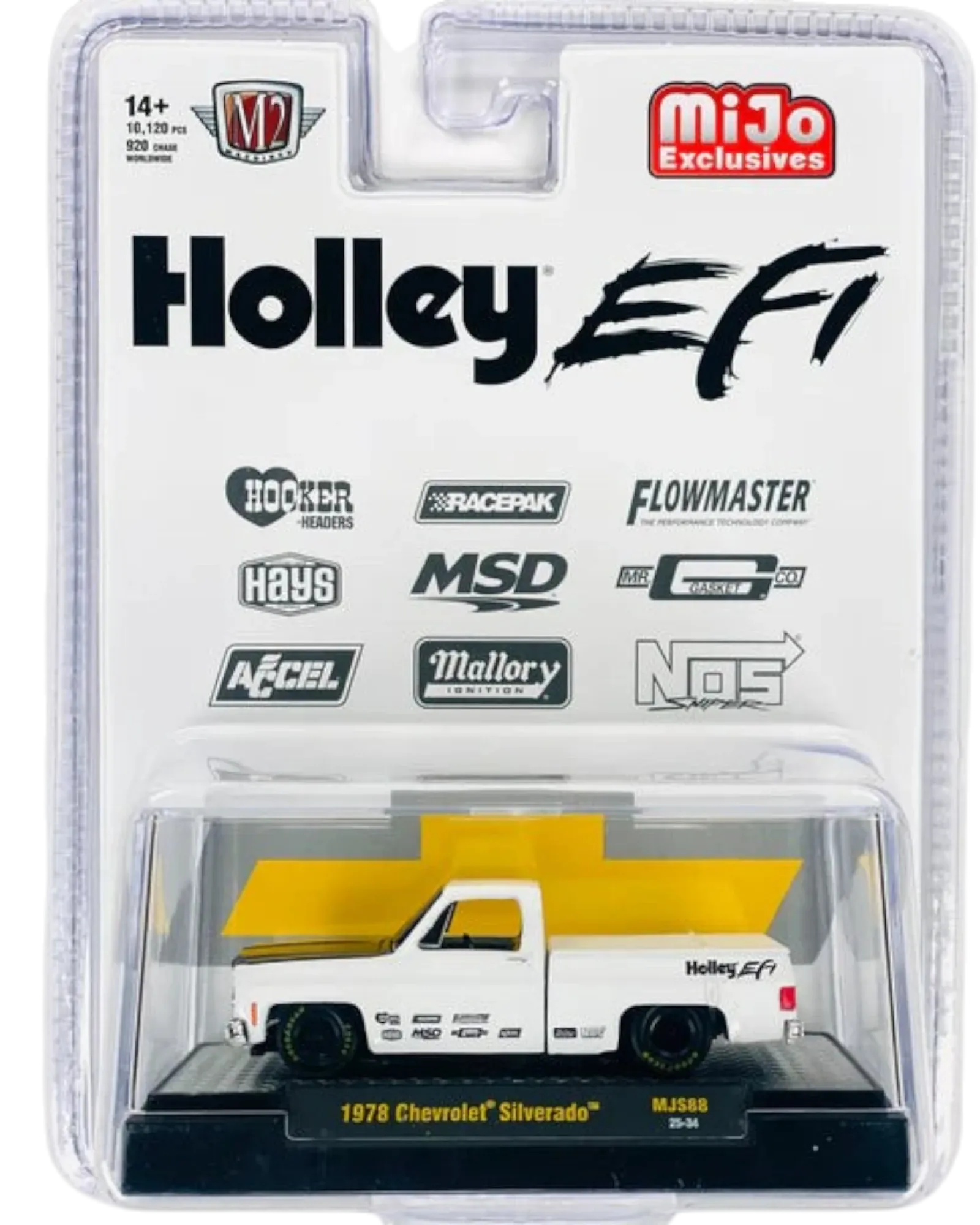 M2 Machines Hobby Exclusive 1978 Chevrolet Silverado Holley Custom White Truck