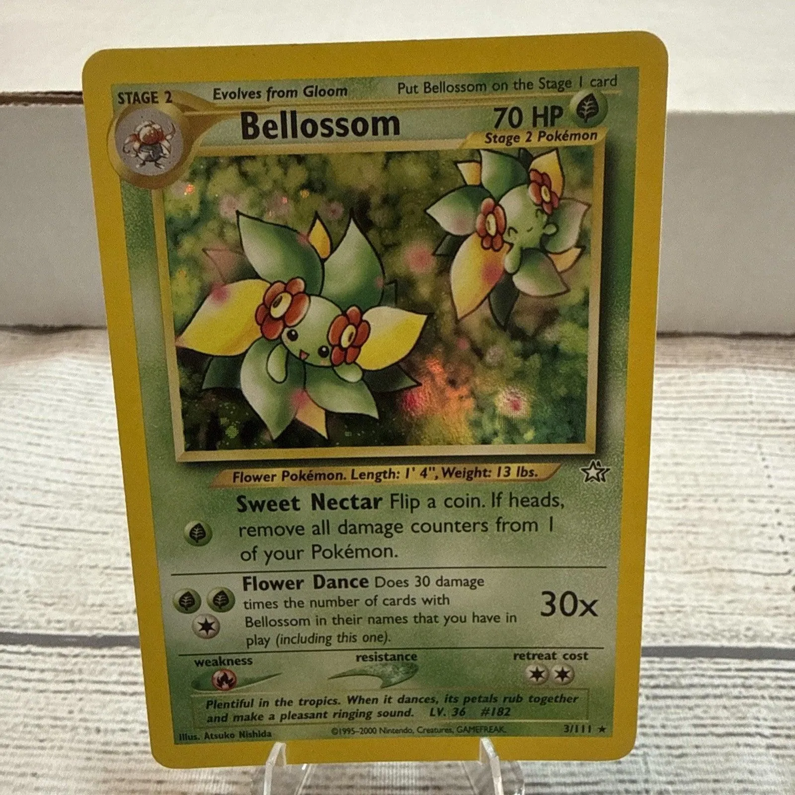 Pokemon Bellossom 3/111 Neo Genesis Holo