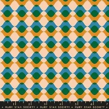 Ripple- Turmeric Geometry by Ruby Star Society