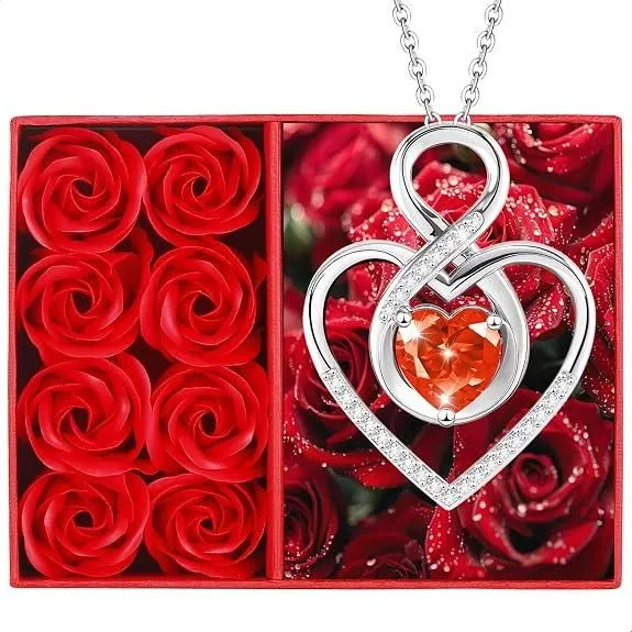 Heart Necklace Gift Set