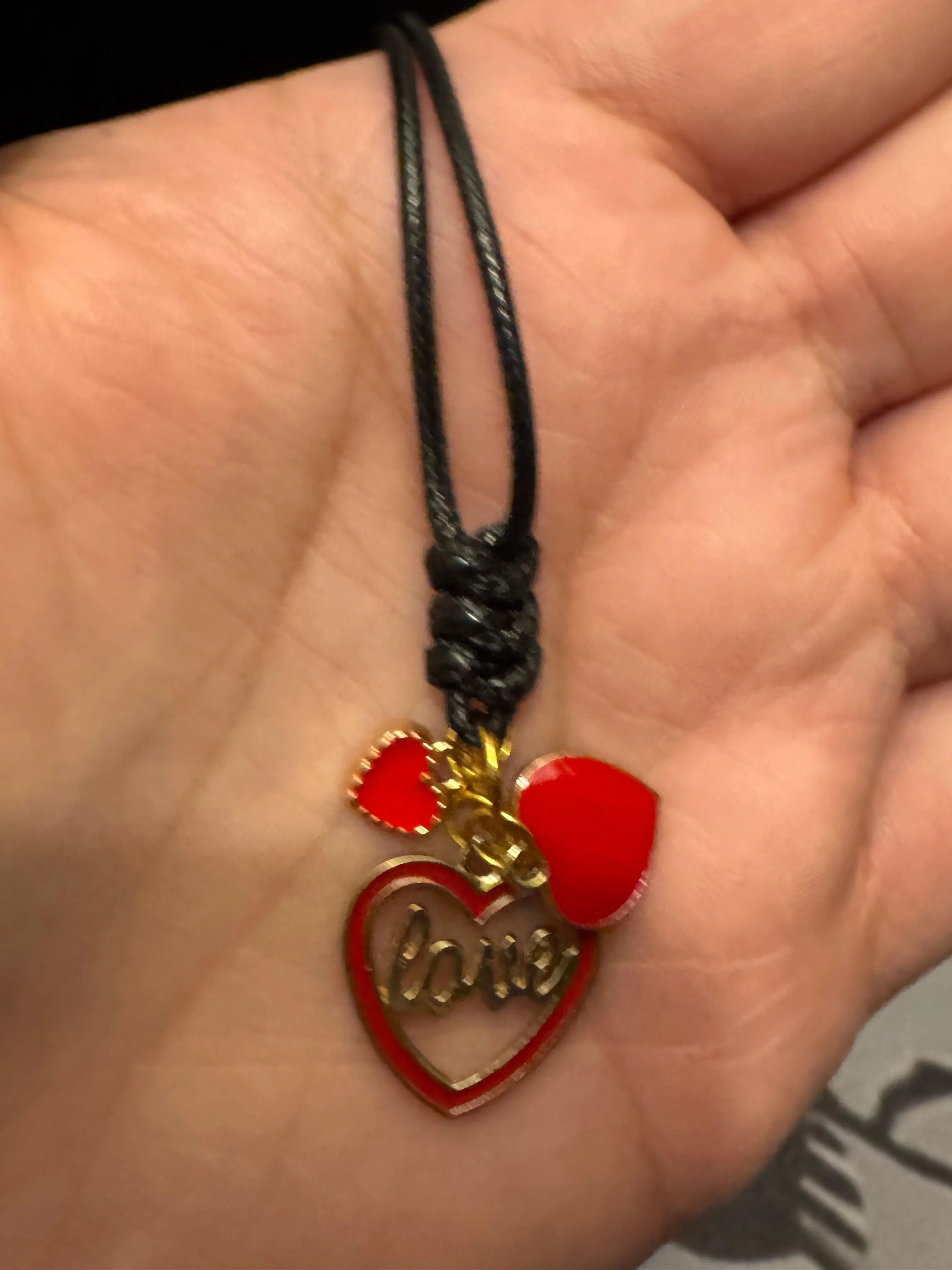 Handmade Love Charm Necklace