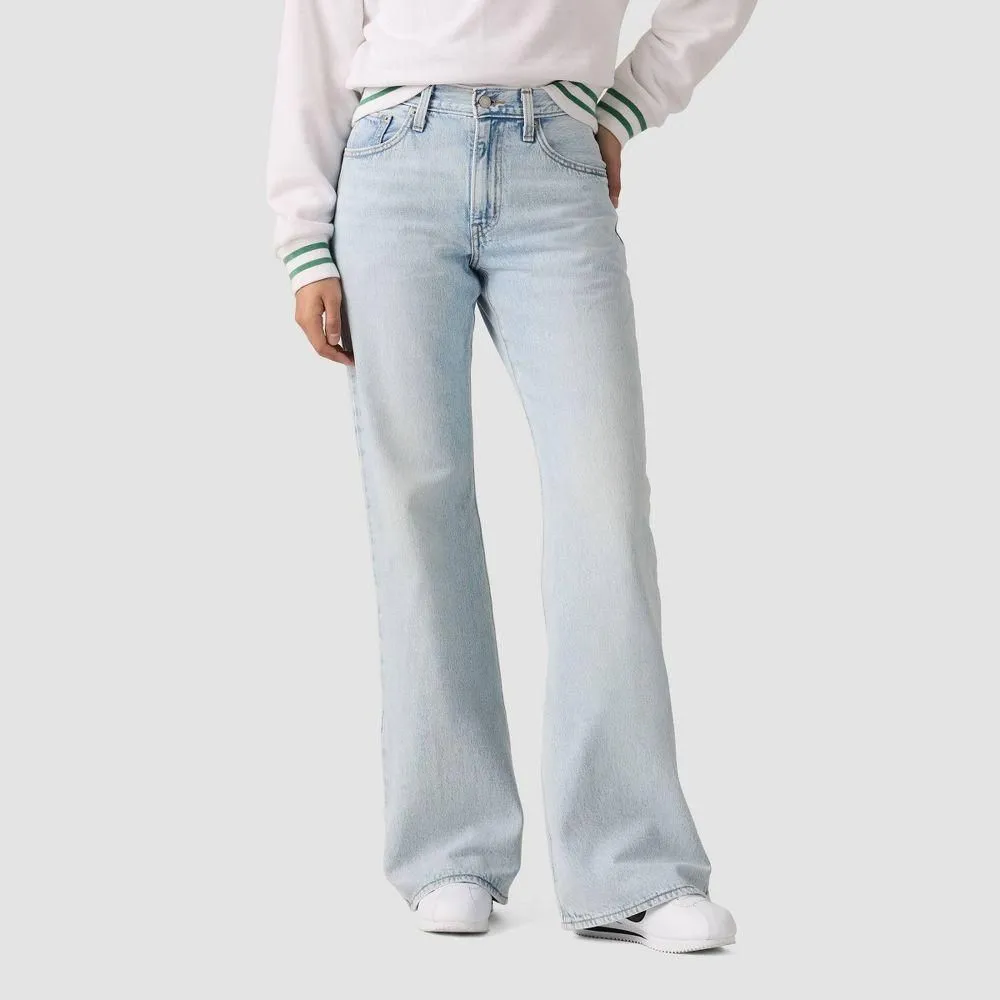 New without Tags - Levi's Women's Middy Loose Bootcut Jeans - Abraided Art 28