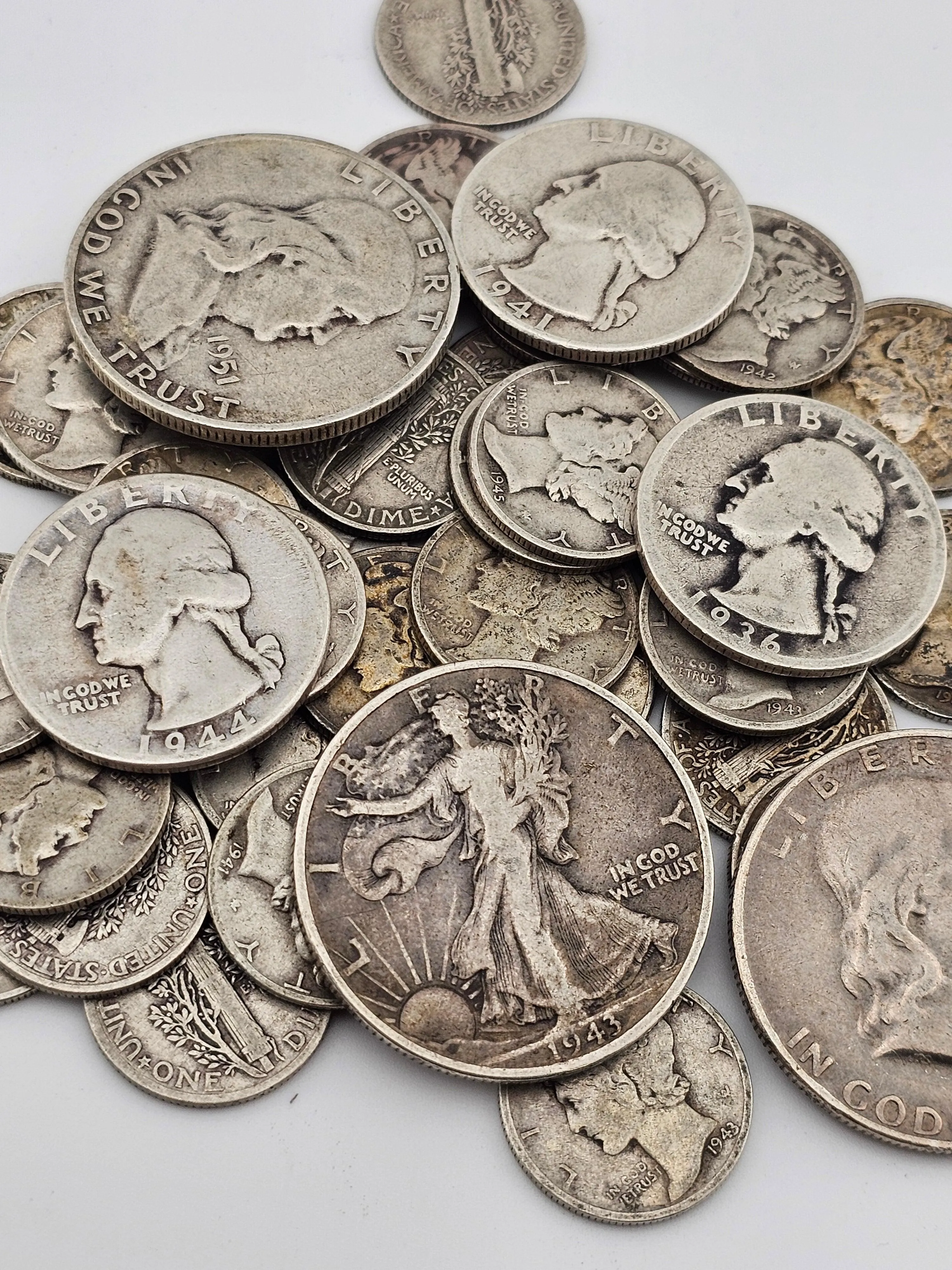 Silver 90% US Coins $1 dollar Face Value