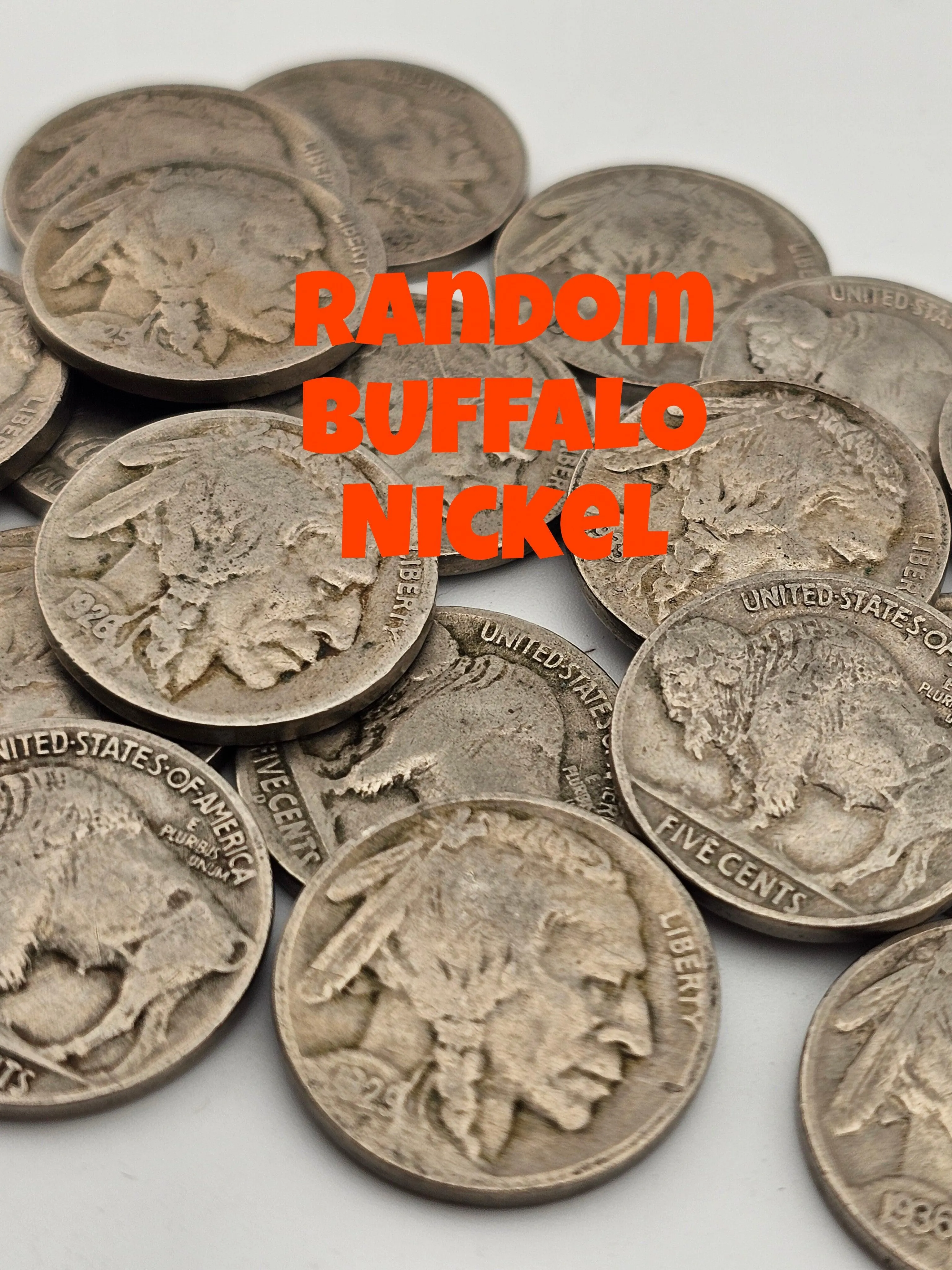 Authentic Buffalo Nickels – Random Full Dates – Bulk Wholesale Pricing