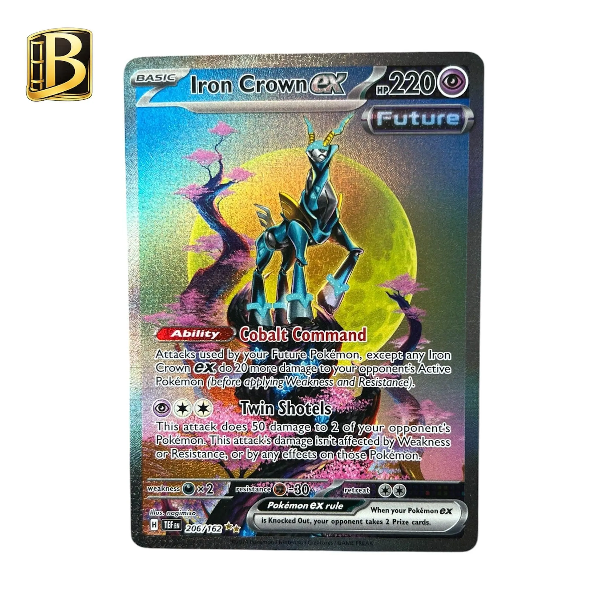 Pokémon Iron Crown ex 206/162 SIR | Temporal Forces