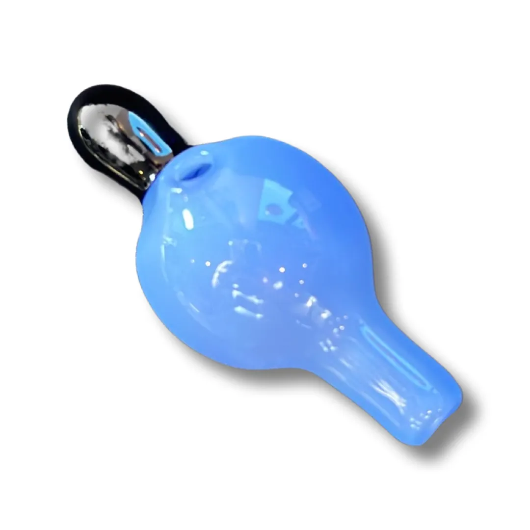 Colored Bubble Cap HERBALGLASS Blue