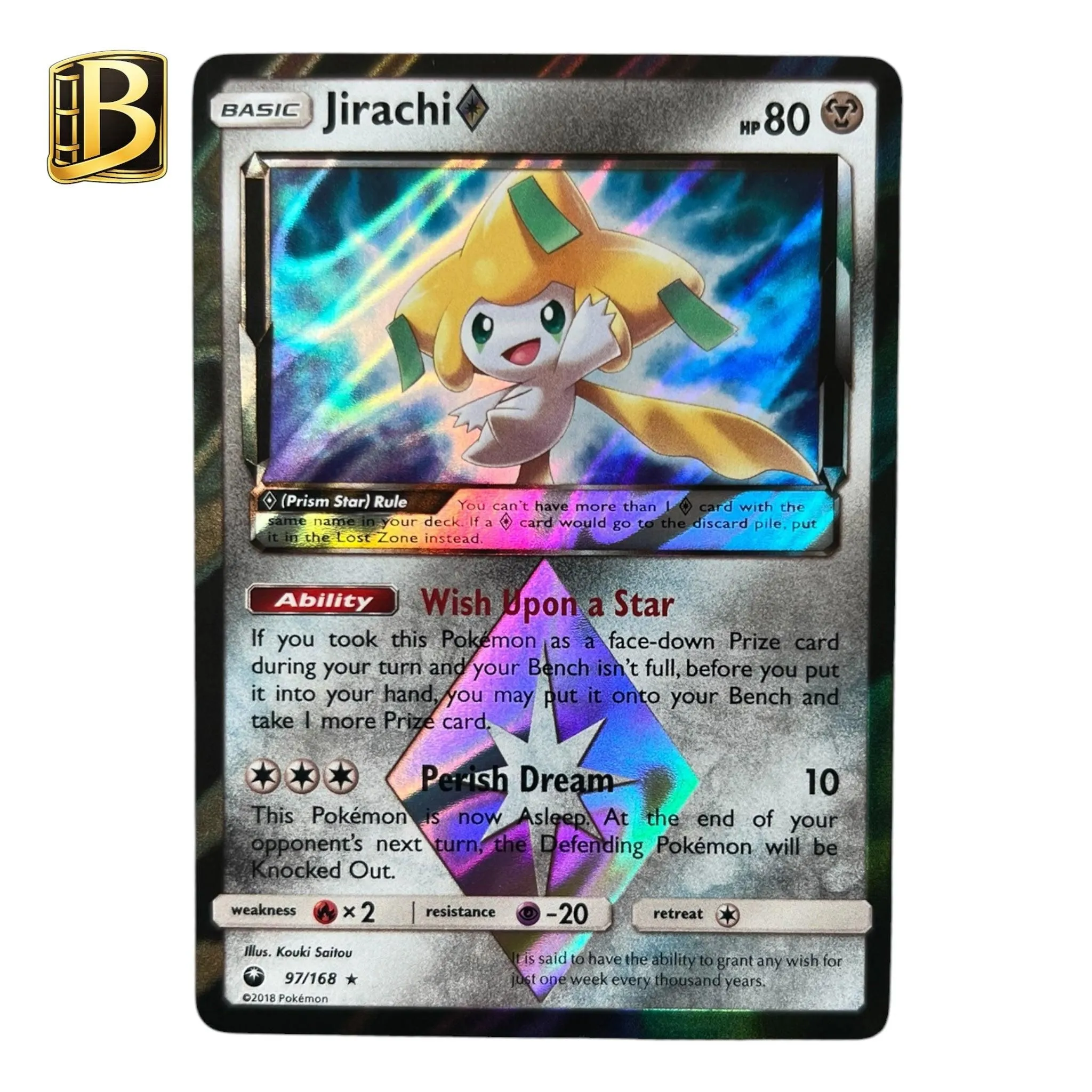 Jirachi Prism Star 97/168 – Celestial Storm – Pokémon